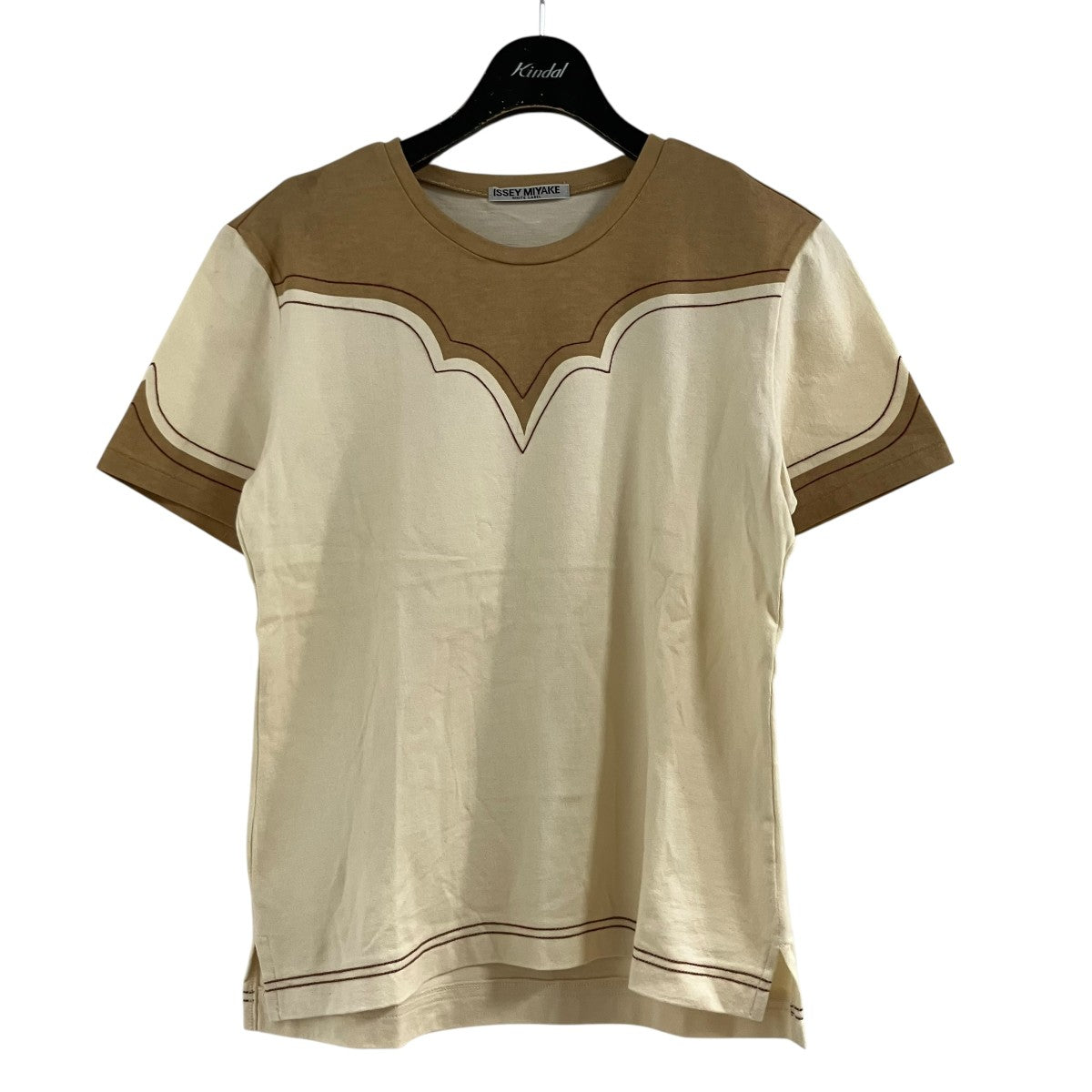 ISSEY MIYAKE ウェスタンステッチデザインTシャツ 古着・中古-1枚目のアイテム画像