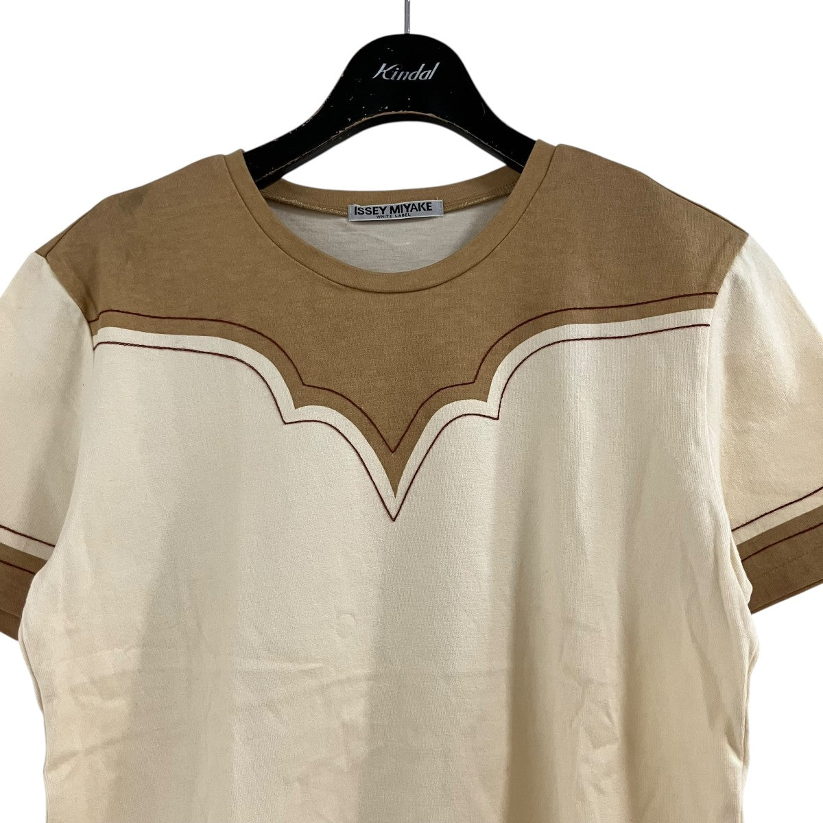 ISSEY MIYAKE ウェスタンステッチデザインTシャツ 古着・中古-2枚目のアイテム画像