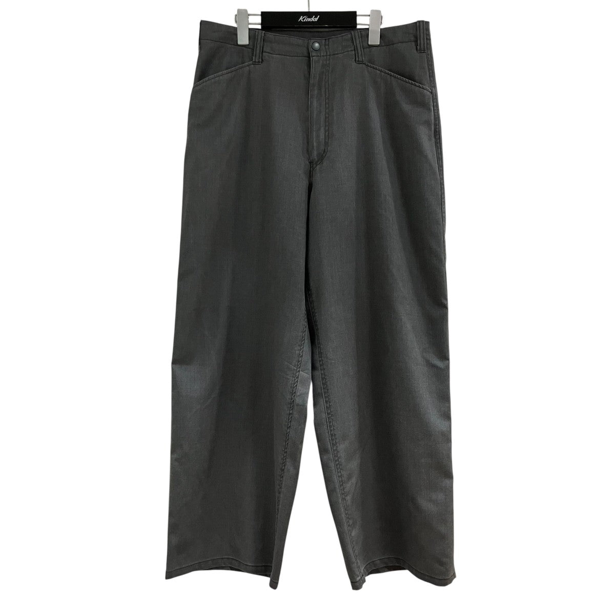 MARKA ウールギャバジンピグメントプリントワークパンツ 古着・中古-1枚目のアイテム画像