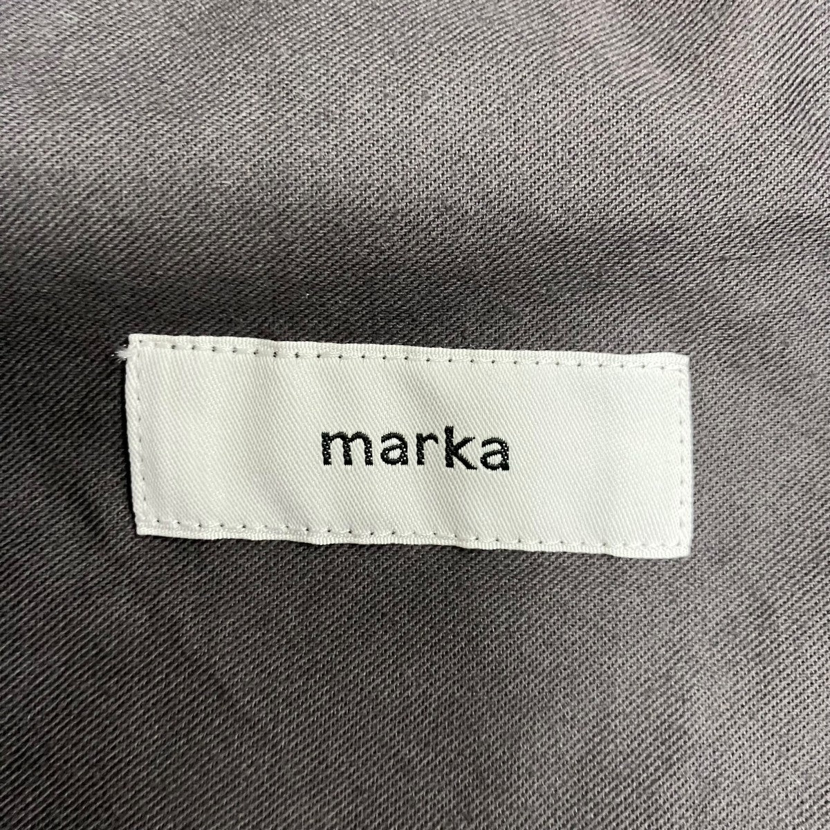 MARKA ウールギャバジンピグメントプリントワークパンツ 古着・中古-6枚目のアイテム画像