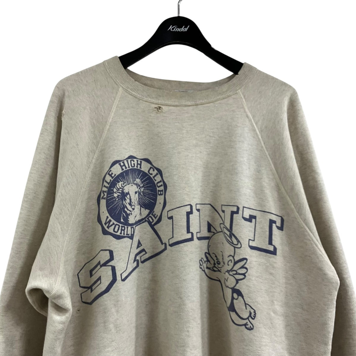 SAINT MICHAEL ダメージ加工スウェット 古着・中古-2枚目のアイテム画像