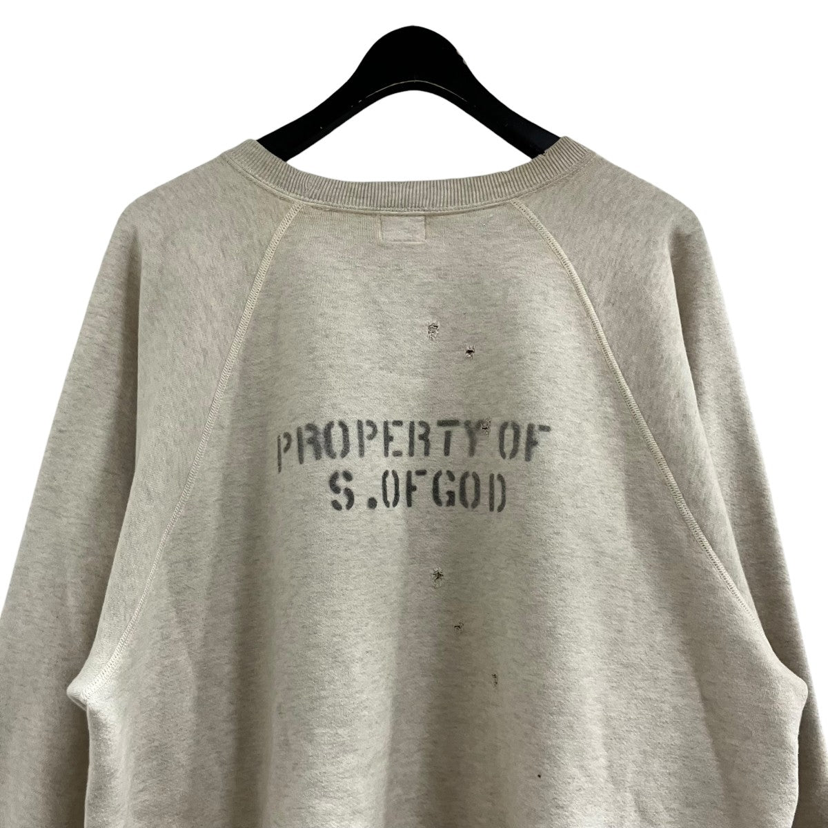 SAINT MICHAEL ダメージ加工スウェット 古着・中古-4枚目のアイテム画像