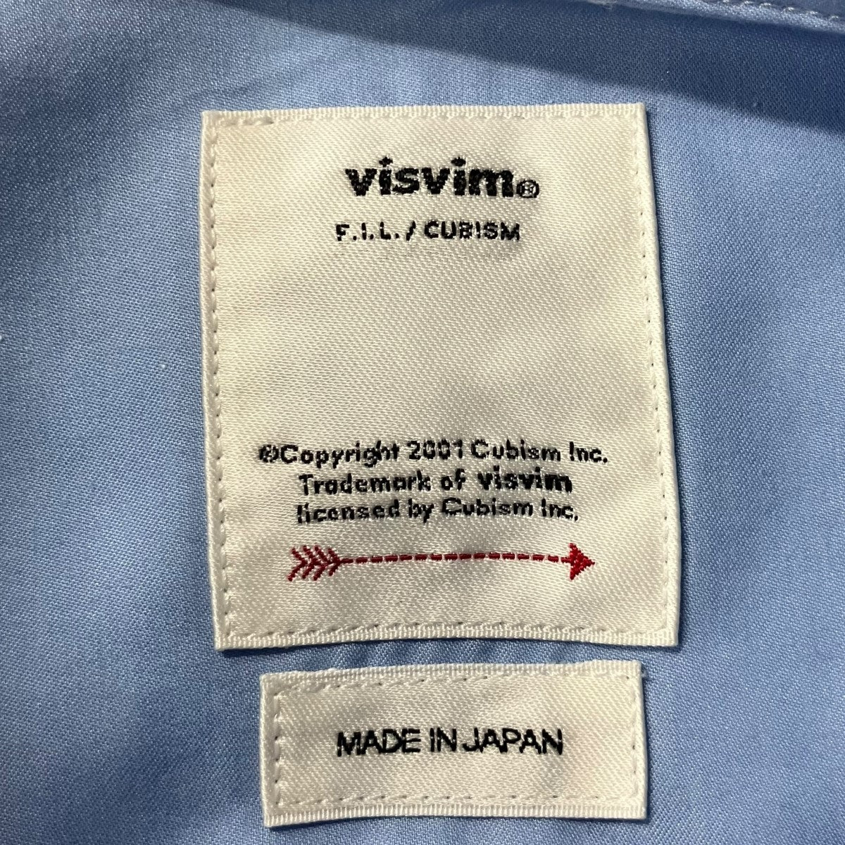 VISVIM レギュラーカラーシャツ 古着・中古-5枚目のアイテム画像