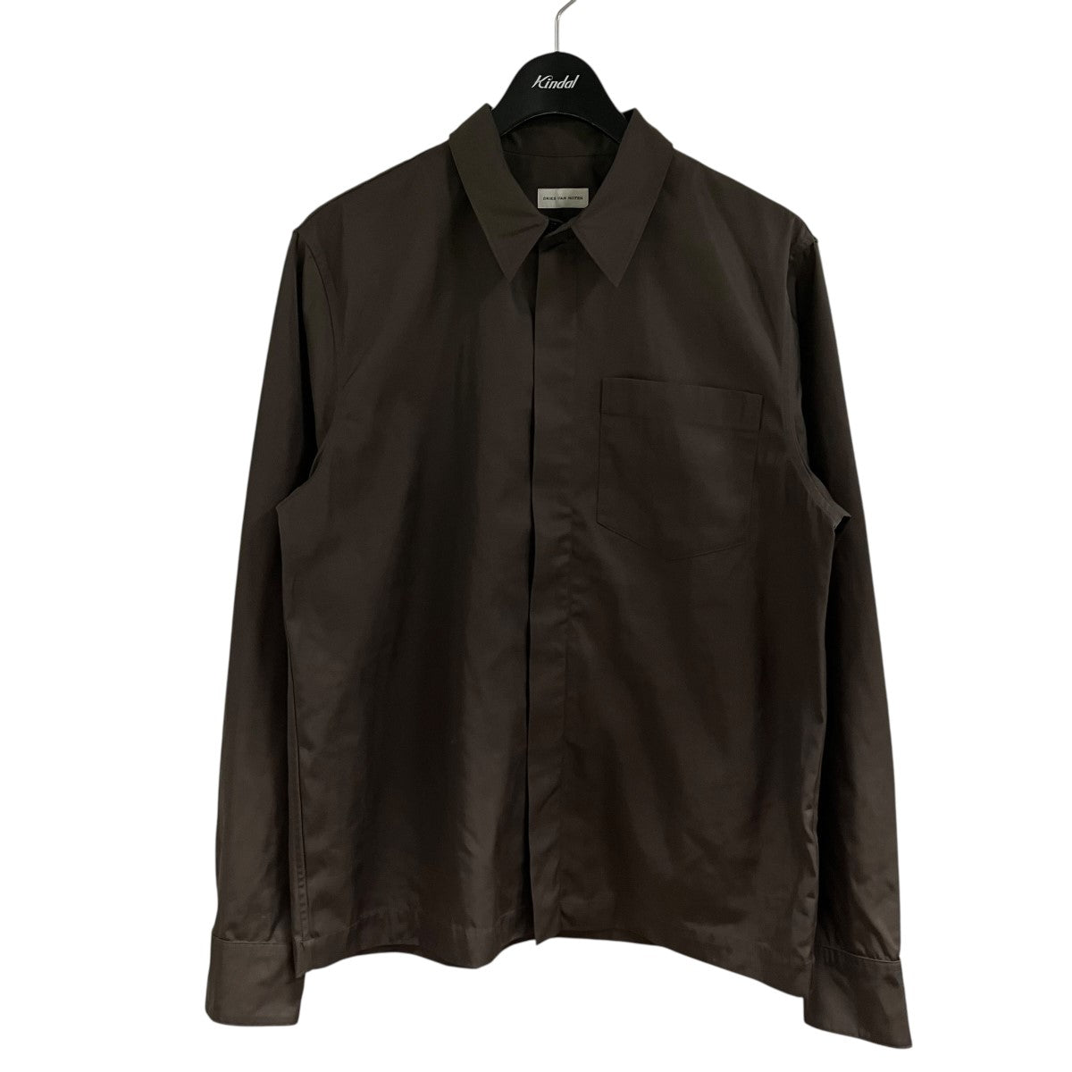 DRIES VAN NOTEN フライフロントシャツジャケット 古着・中古-1枚目のアイテム画像