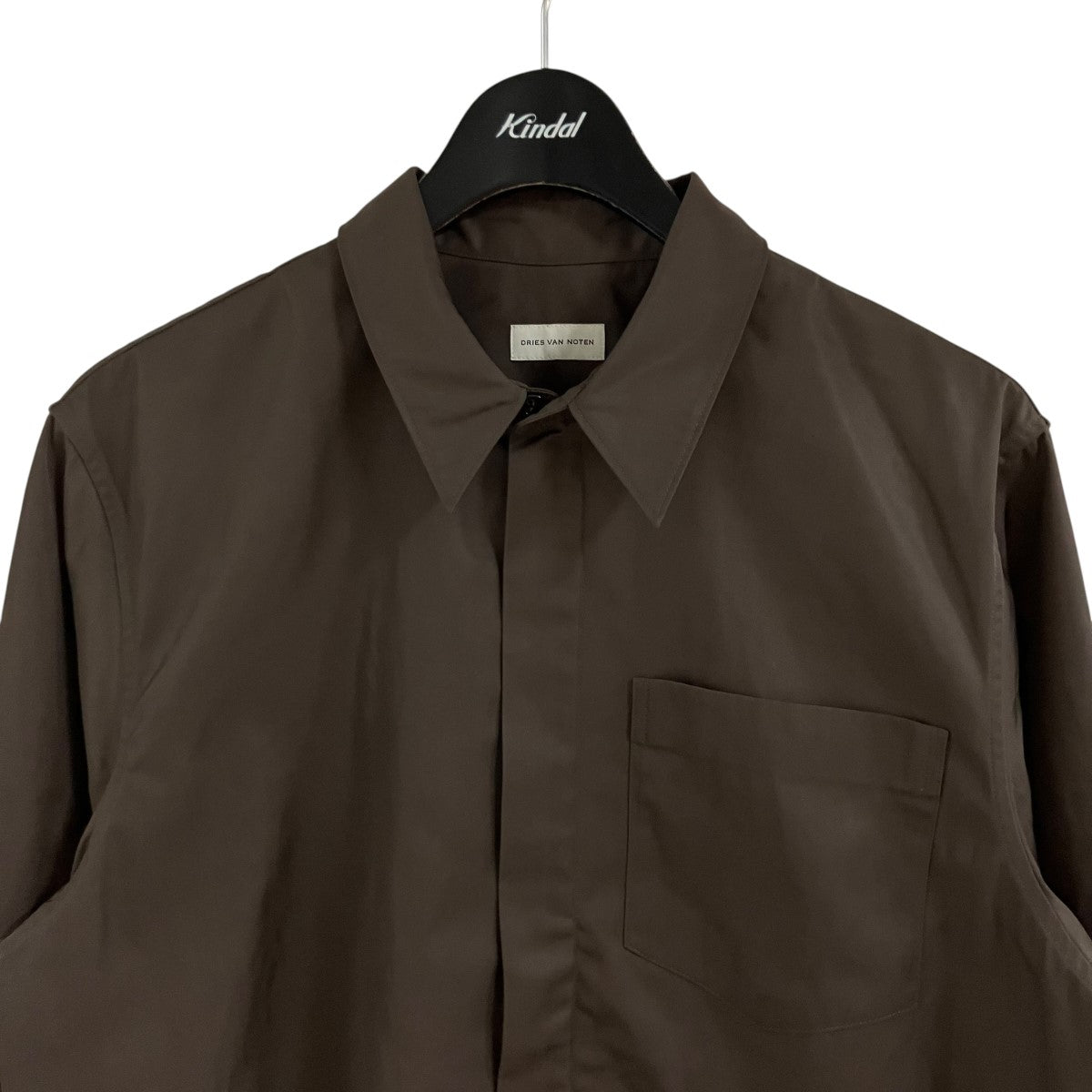 DRIES VAN NOTEN フライフロントシャツジャケット 古着・中古-2枚目のアイテム画像