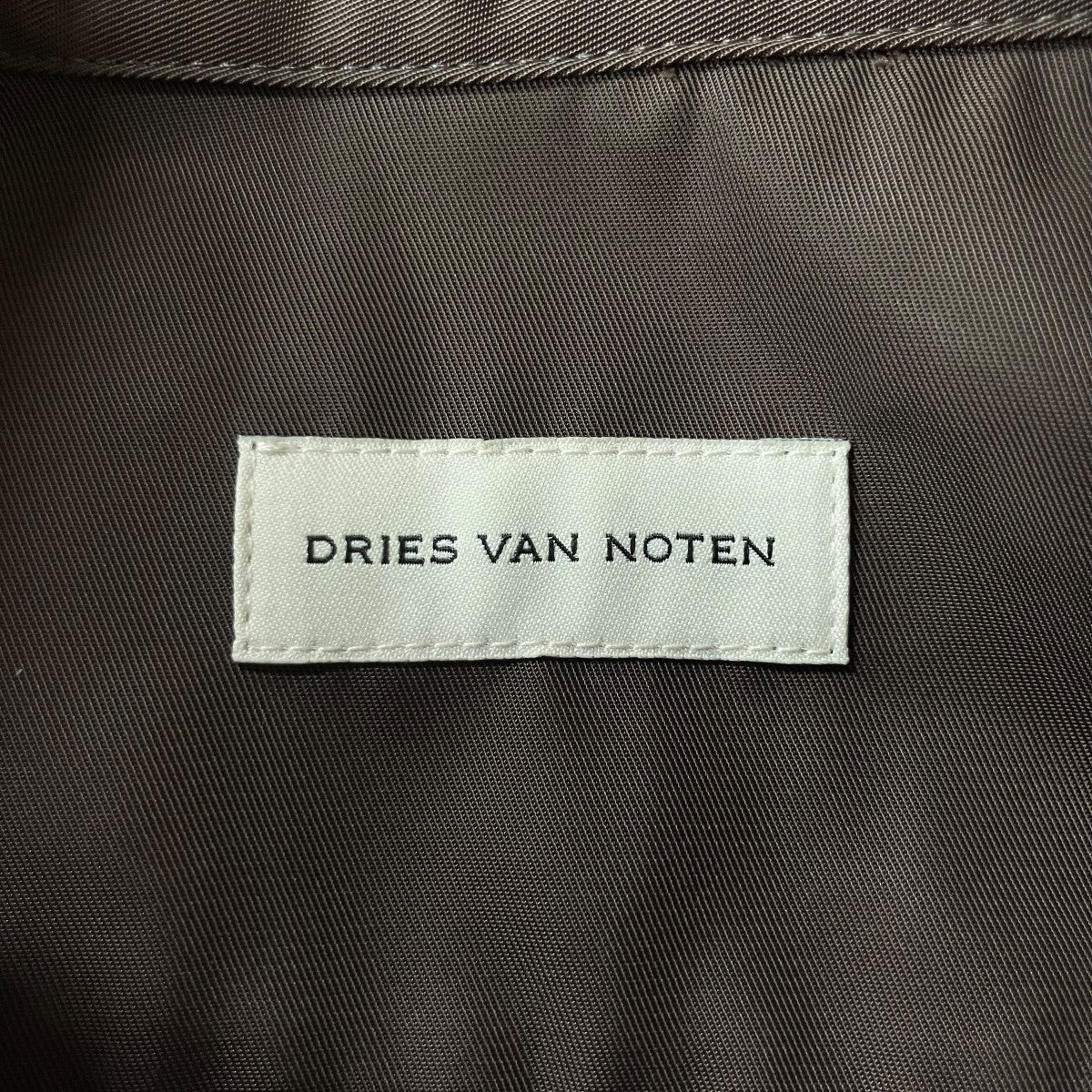 DRIES VAN NOTEN フライフロントシャツジャケット 古着・中古-5枚目のアイテム画像