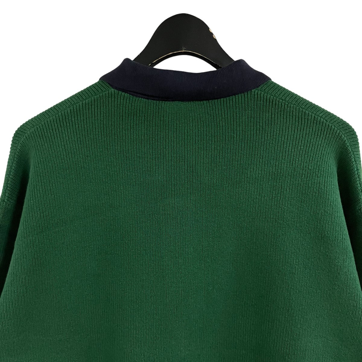 LACOSTE バイカラーニットジャケット 古着・中古-4枚目のアイテム画像