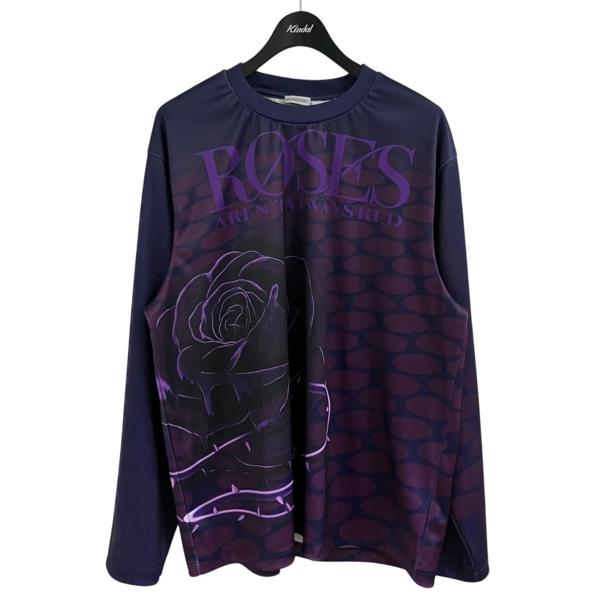 BURBERRY ローズグラフィックTシャツ 古着・中古-1枚目のアイテム画像