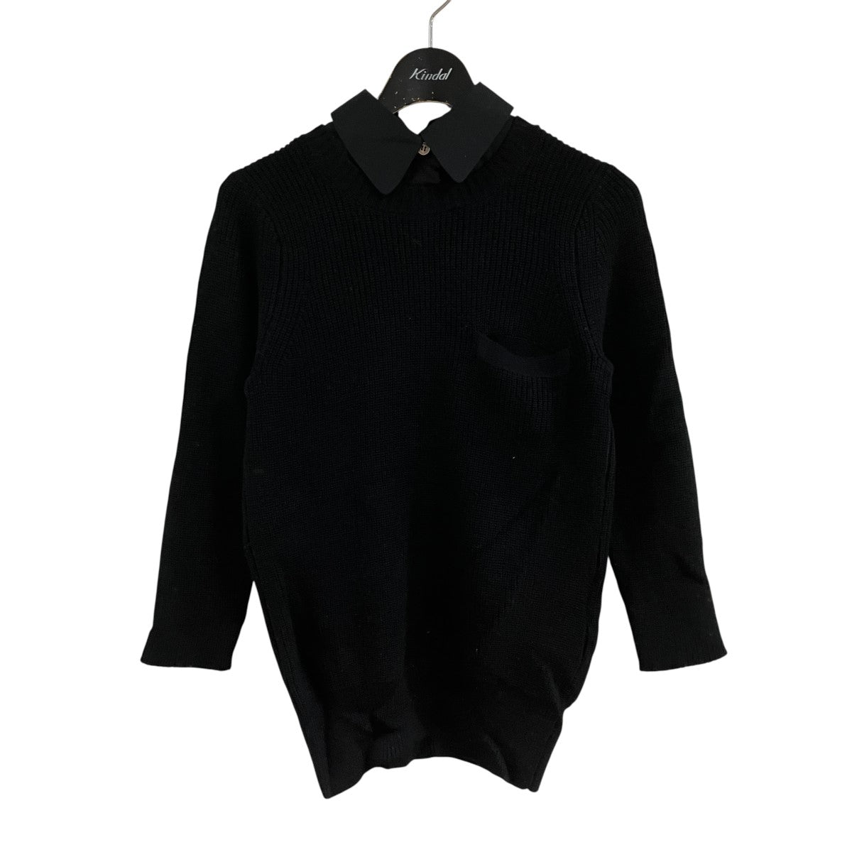sacai luck(サカイラック) ニットポロシャツ 13AWLU614 ブラック