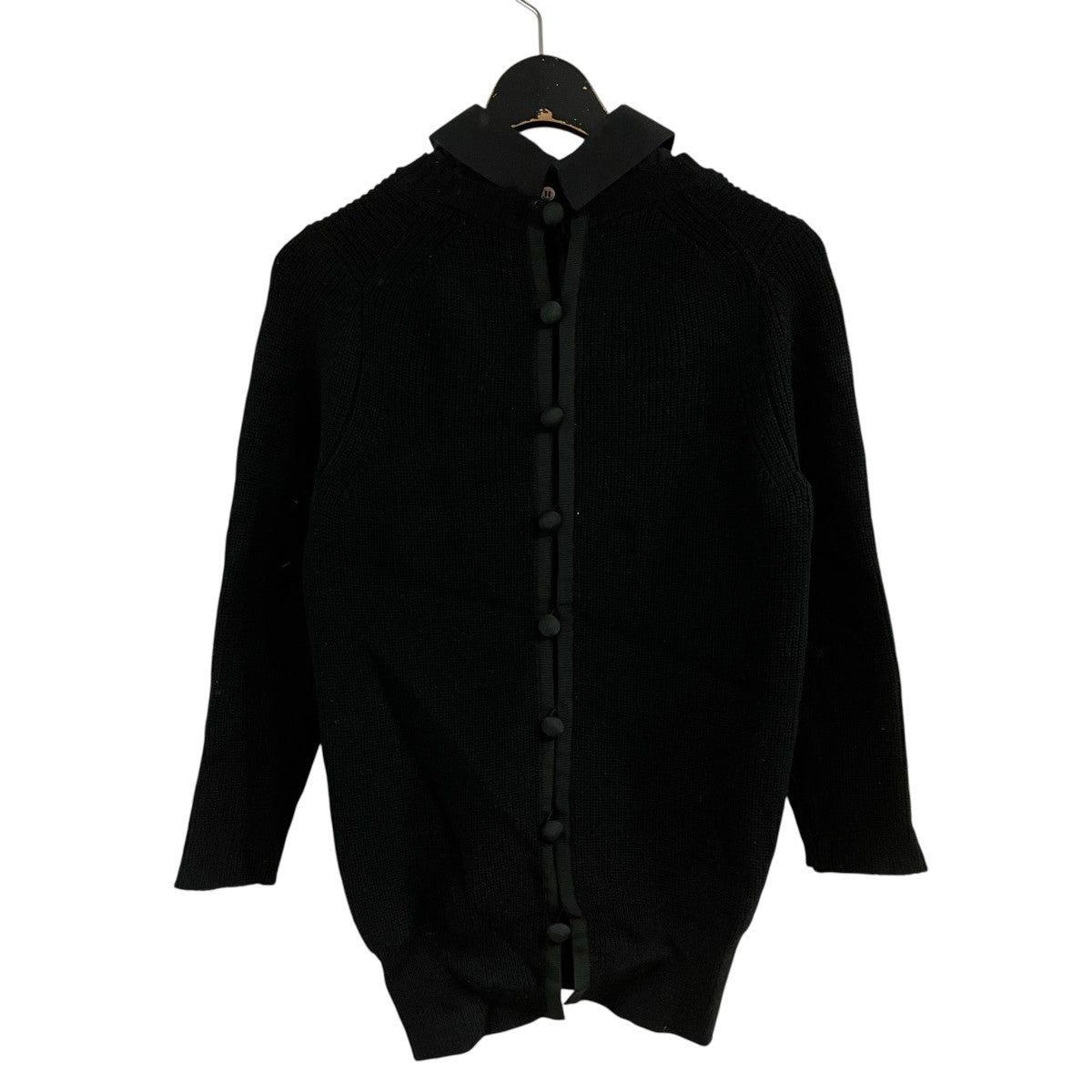 sacai luck ニットポロシャツ 古着・中古-3枚目のアイテム画像