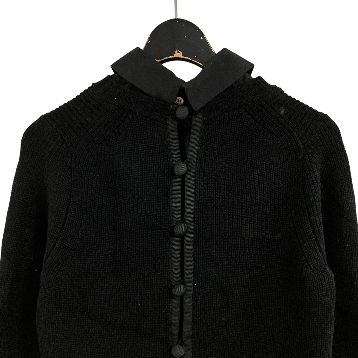 sacai luck(サカイラック) ニットポロシャツ 13AWLU614 ブラック