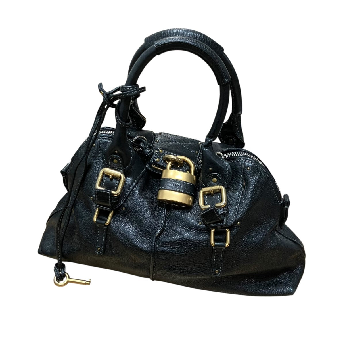 Chloe パディントンレザーハンドバッグ 古着・中古-1枚目のアイテム画像