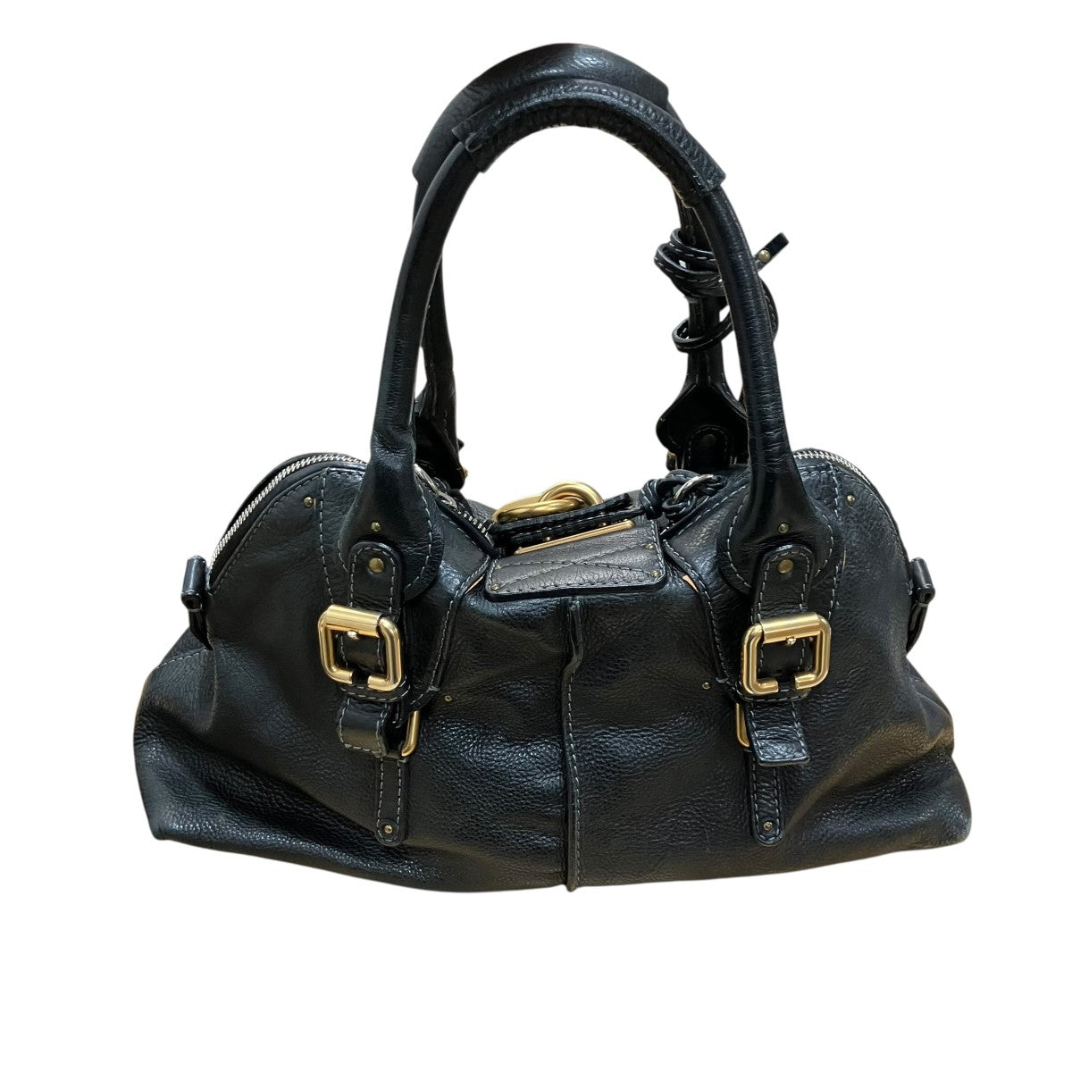 Chloe(クロエ) パディントンレザーハンドバッグ 04-07-532 ブラック