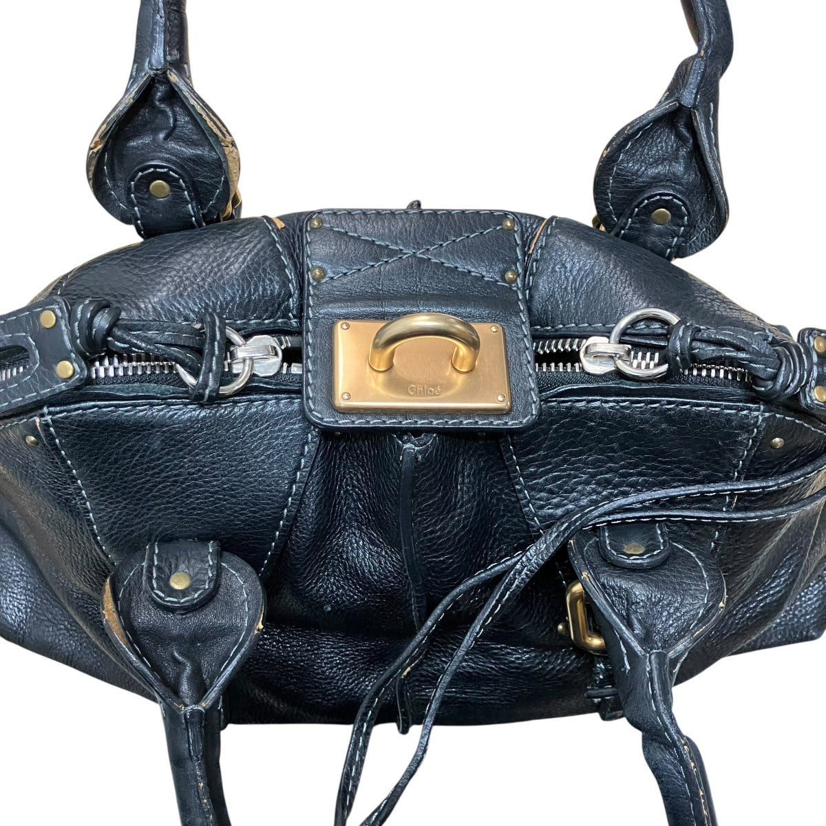 Chloe(クロエ) パディントンレザーハンドバッグ 04-07-532 ブラック