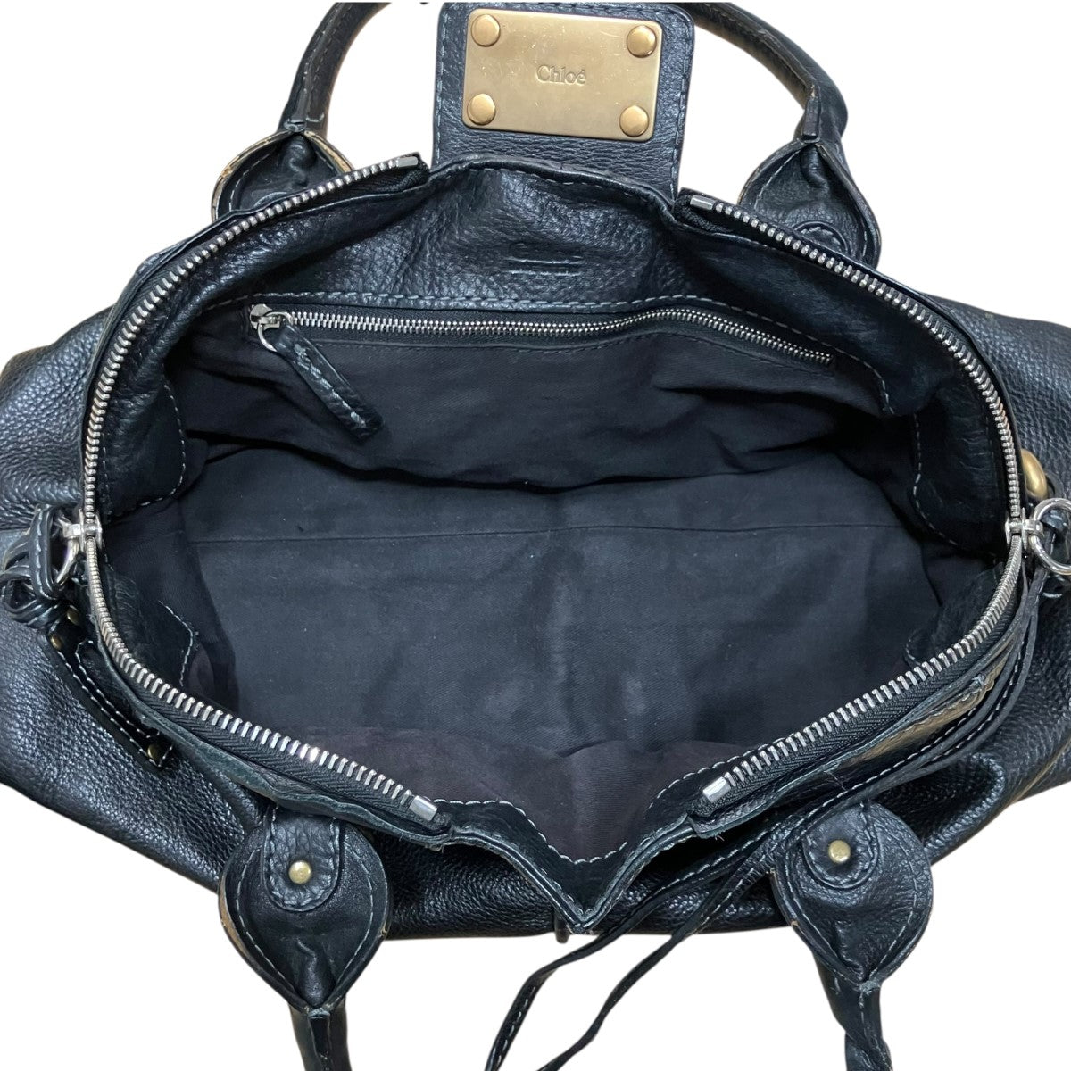 Chloe パディントンレザーハンドバッグ 古着・中古-9枚目のアイテム画像