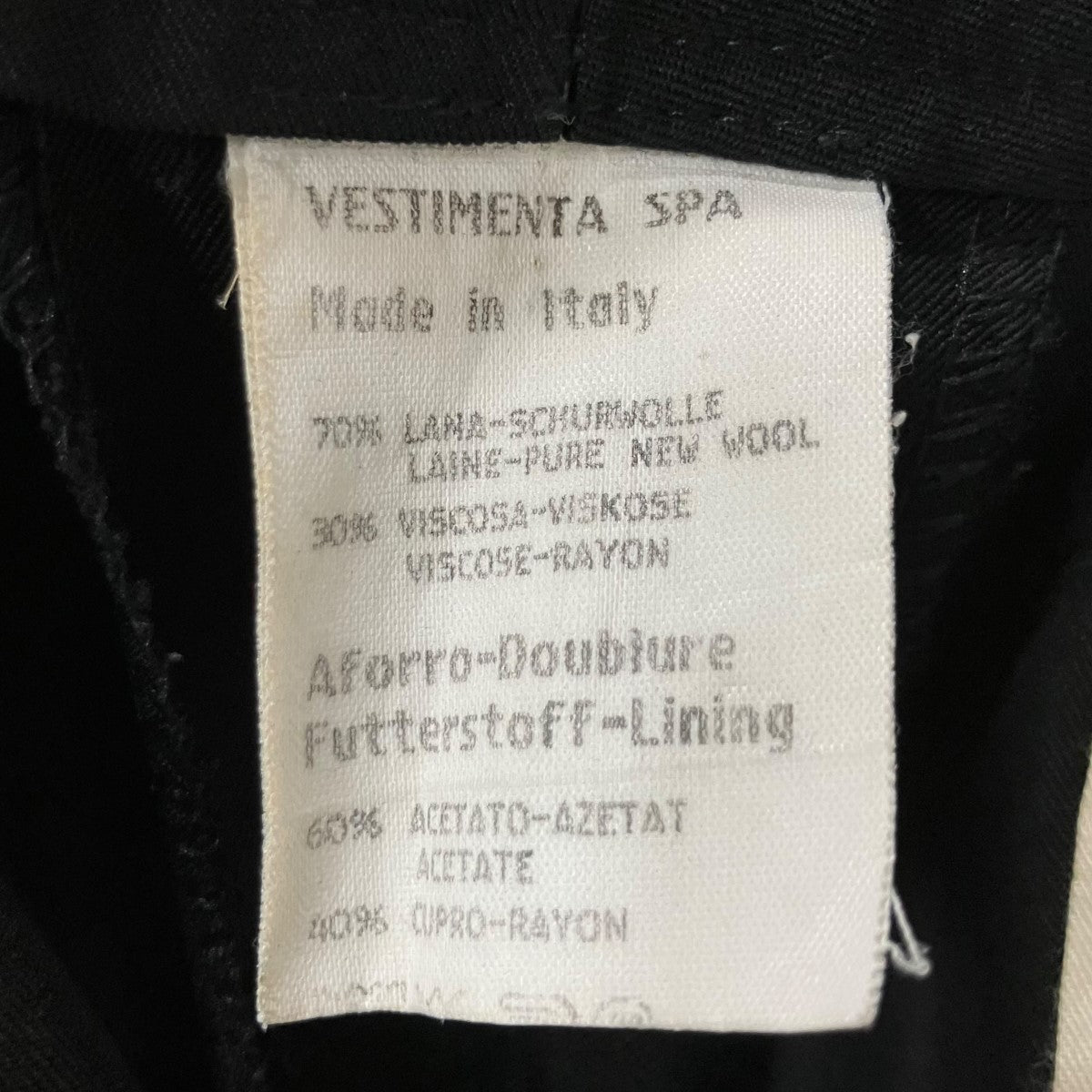 GIORGIO ARMANI ウールギャバジンスラックス 古着・中古-6枚目のアイテム画像