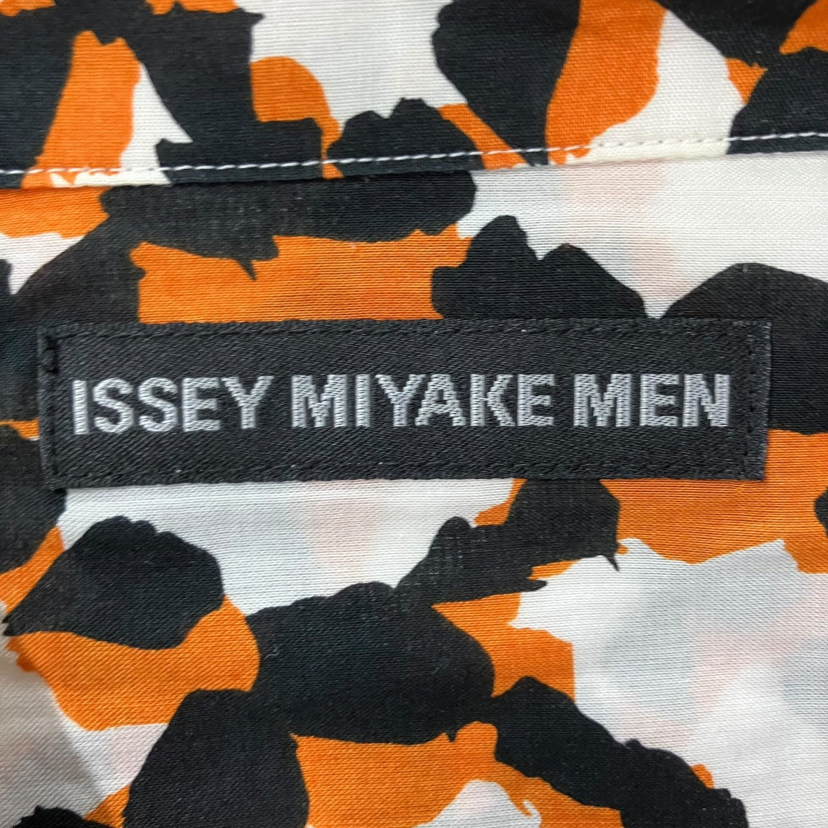 ISSEY MIYAKE 総柄ハーフスリーブシャツ 古着・中古-5枚目のアイテム画像