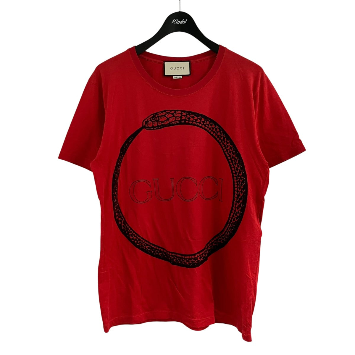 GUCCI(グッチ) プリントTシャツ 493117 レッド サイズ XS｜【公式