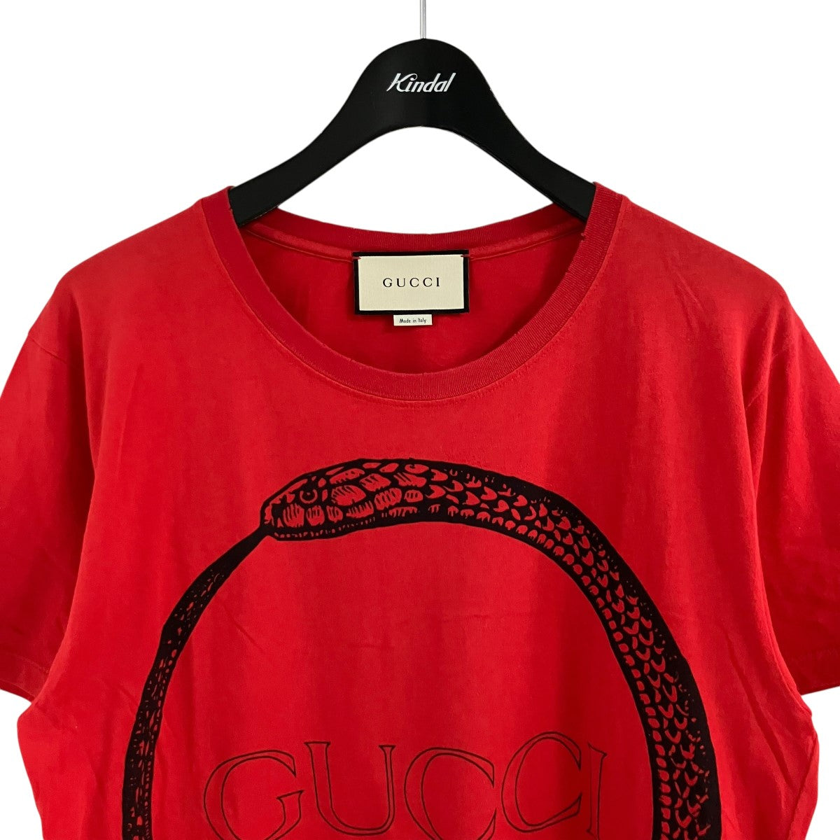 GUCCI(グッチ) プリントTシャツ 493117 レッド サイズ XS｜【公式