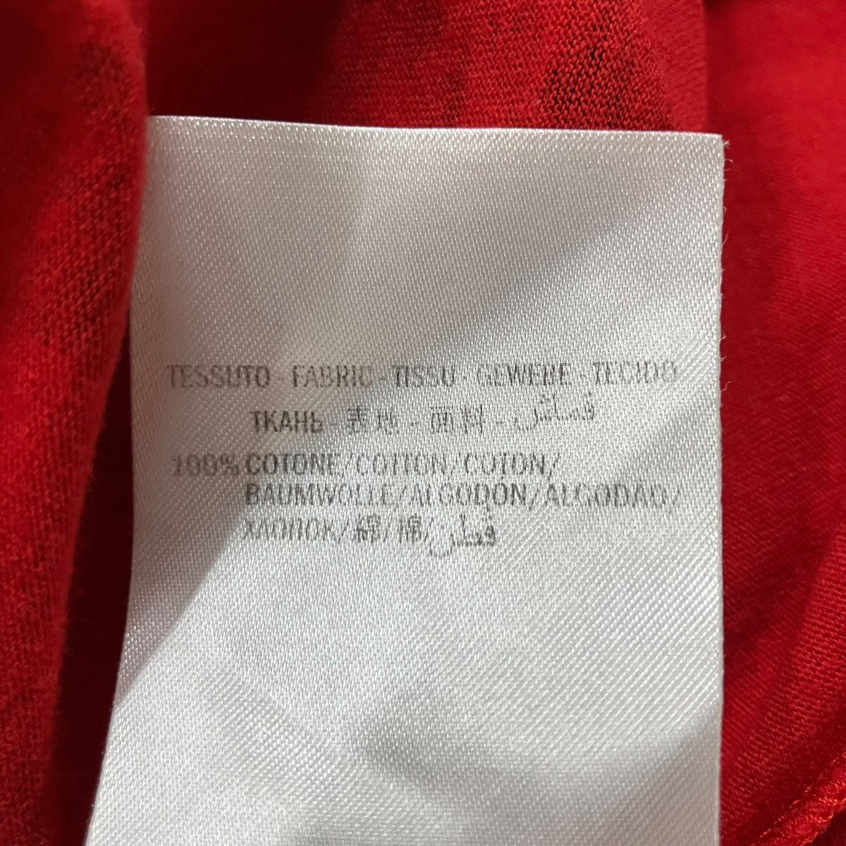 GUCCI(グッチ) プリントTシャツ 493117 レッド サイズ XS｜【公式