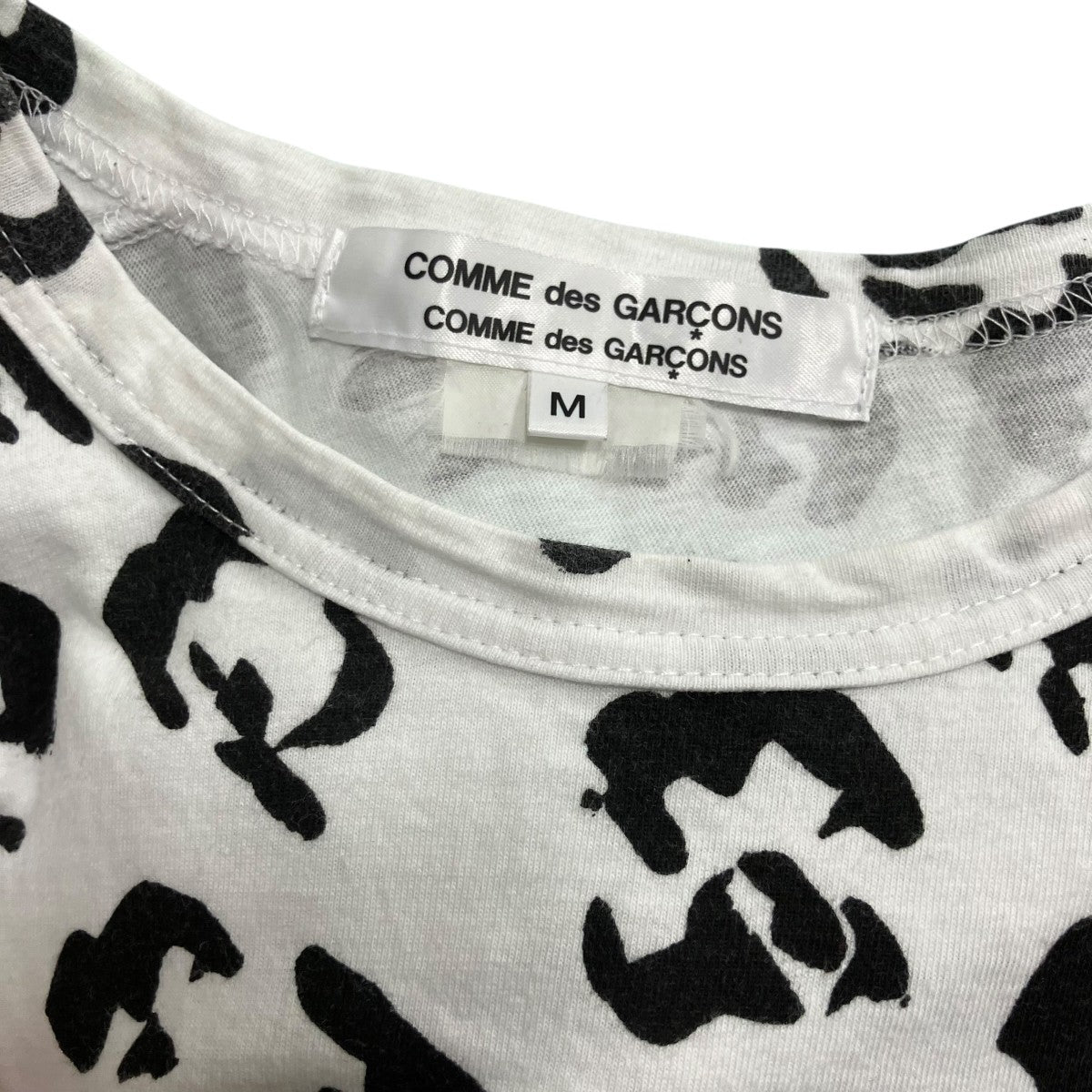 COMME des GARCONS COMME des GARCONS ドッグモチーフプリントカットソー 古着・中古-5枚目のアイテム画像