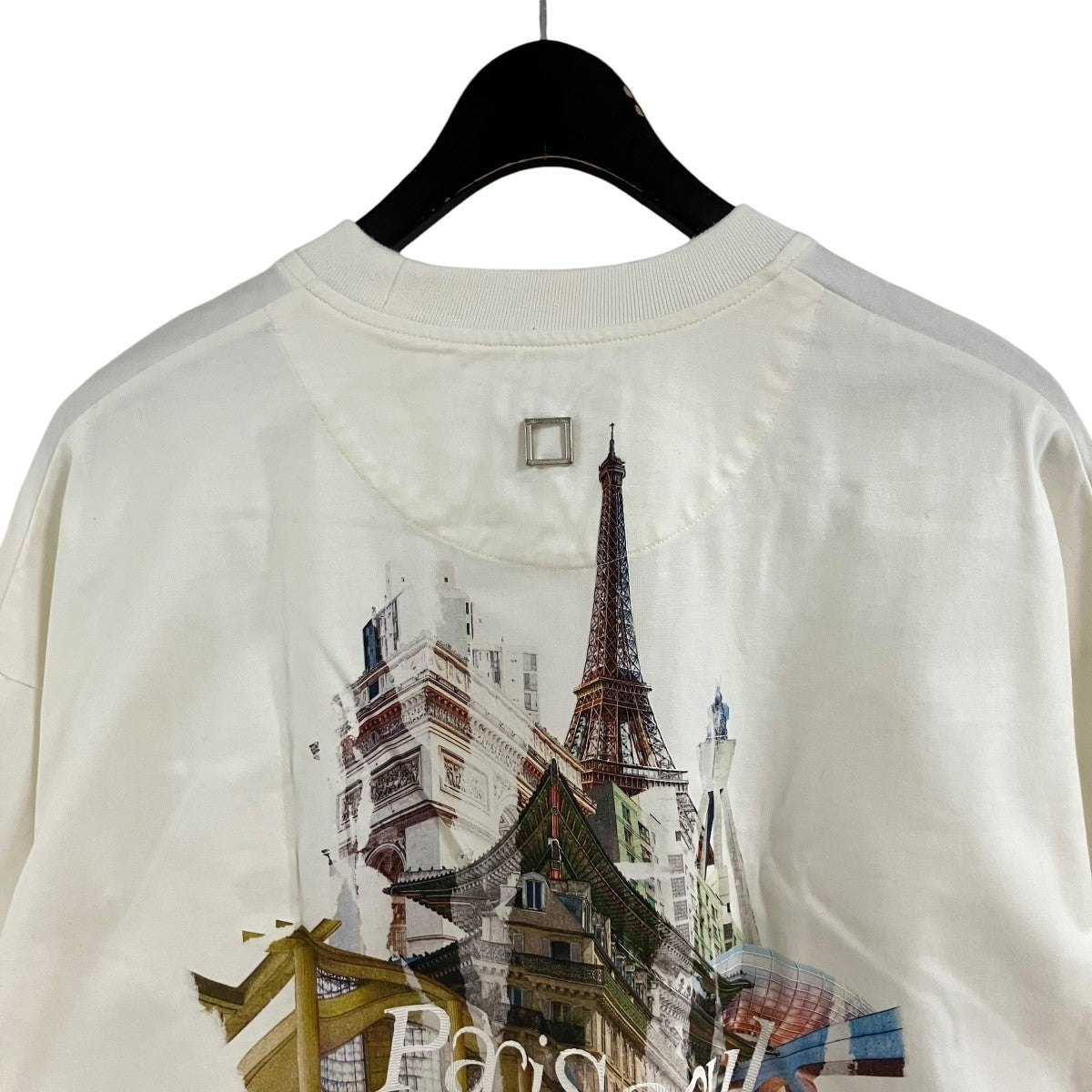 WOO YOUNG MI バックプリントラバーロゴTシャツ 古着・中古-4枚目のアイテム画像