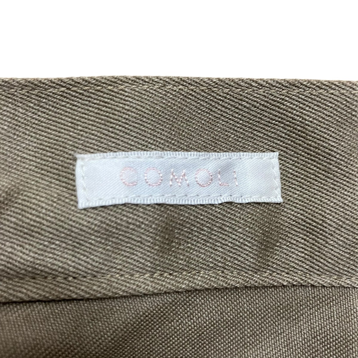 COMOLI コットンリネン オーバーパンツ 古着・中古-6枚目のアイテム画像