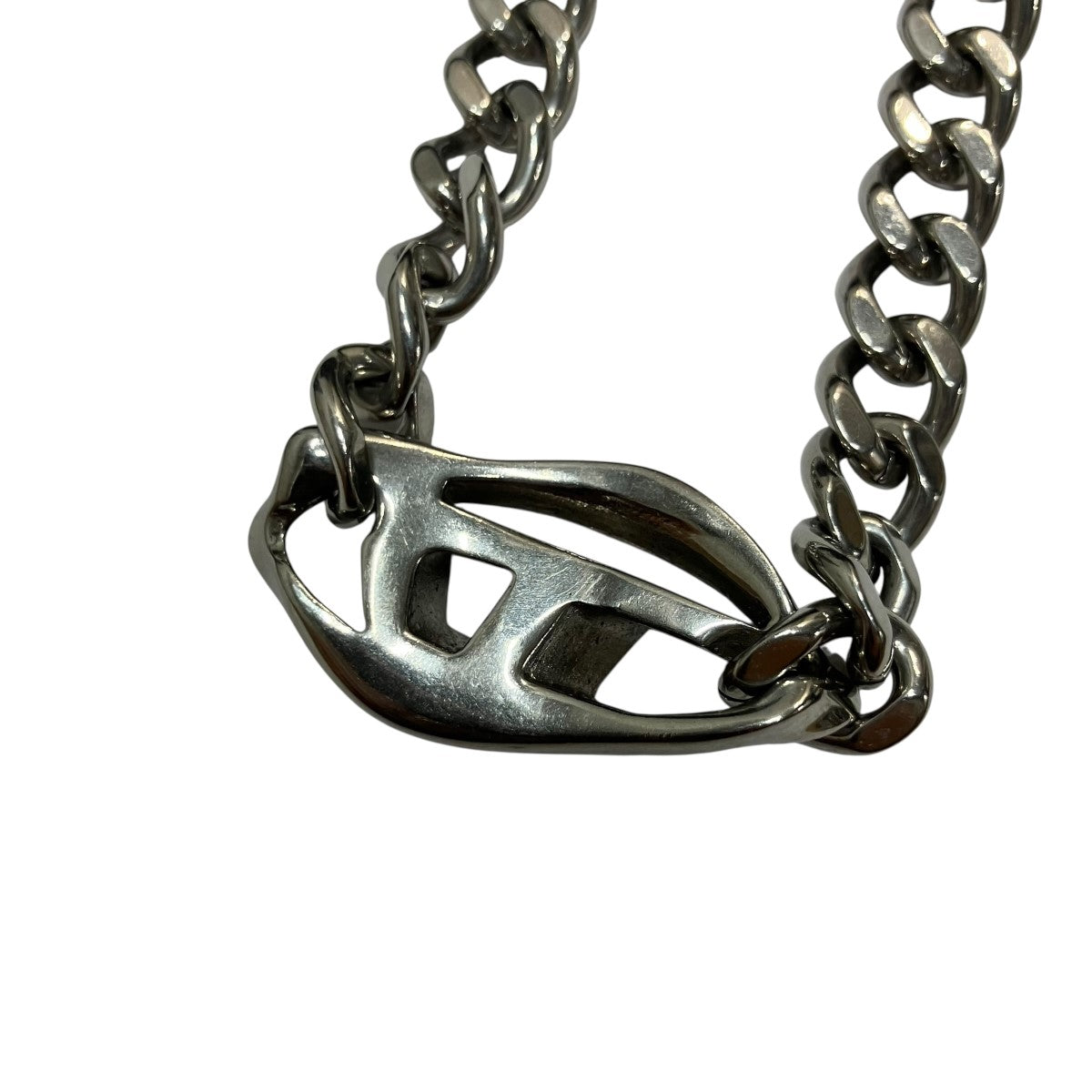 DIESEL ディーゼル Dロゴ ネックレス シルバー DIESEL(ディーゼル) Dロゴネックレス シルバー サイズ -｜【公式