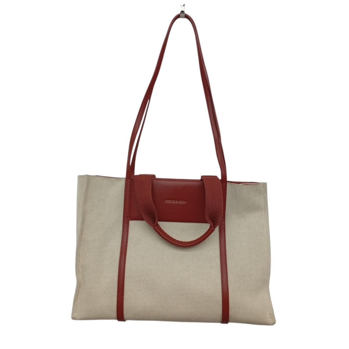 CHARLES ＆ KEITH ダブルハンドルショルダーバッグ 古着・中古-1枚目のアイテム画像