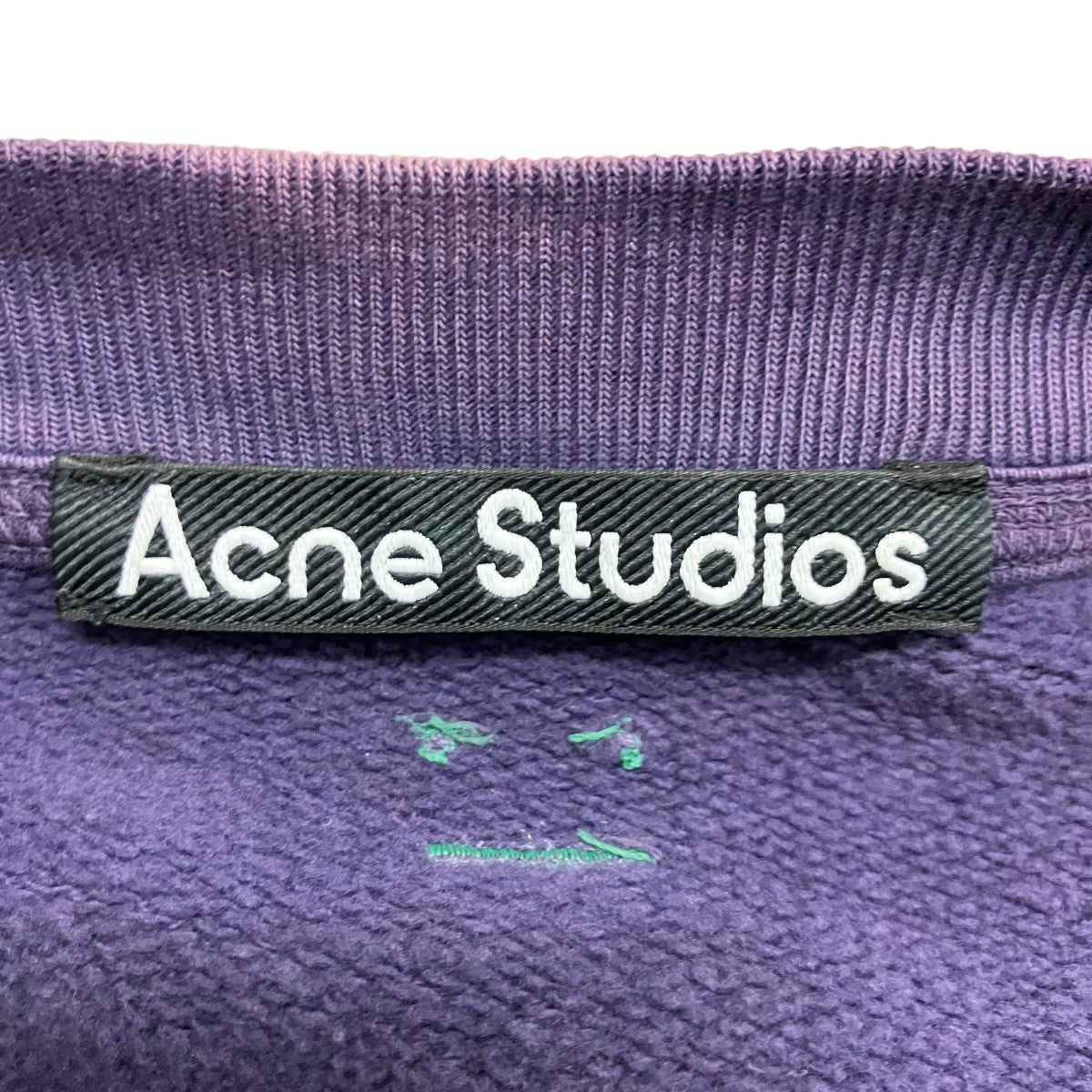 ACNE STUDIOS フェイスロゴ長袖スウェット 古着・中古-5枚目のアイテム画像