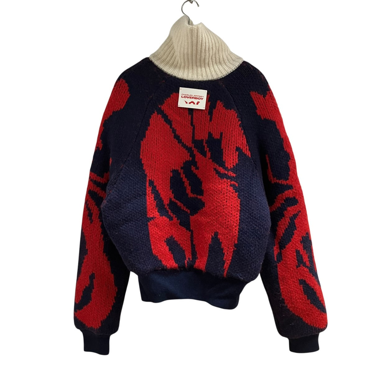 CHARLES JEFFREY LOVERBOY ニットボンバージャケット 古着・中古-3枚目のアイテム画像
