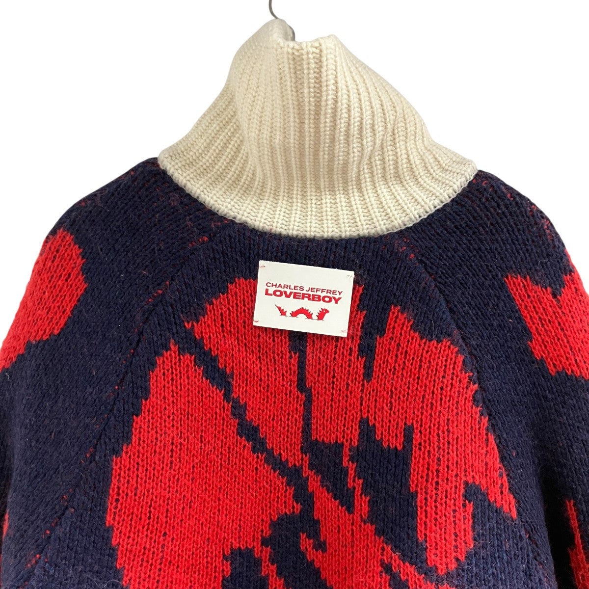 CHARLES JEFFREY LOVERBOY ニットボンバージャケット 古着・中古-4枚目のアイテム画像
