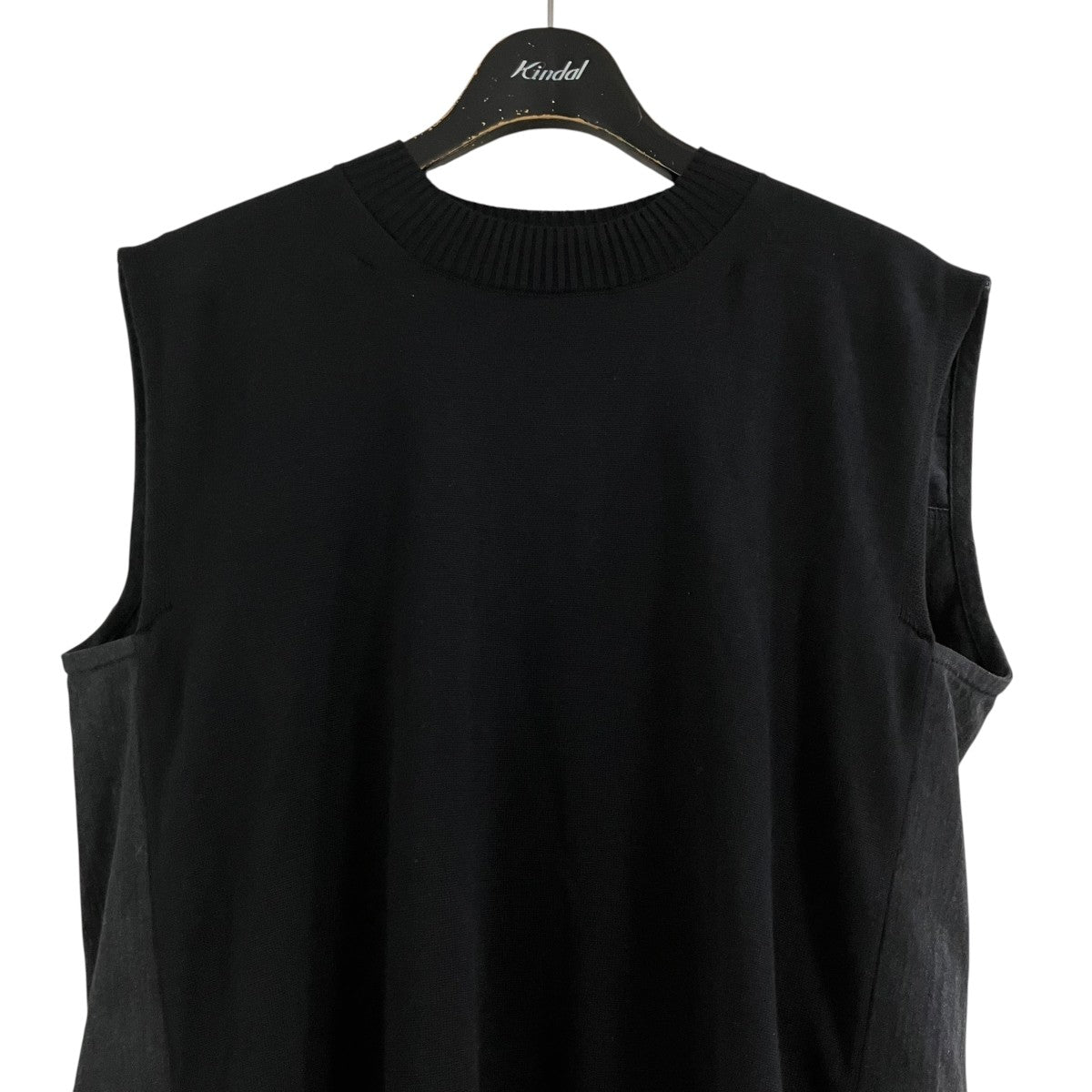 sacai デニム ニットノースリーブワンピース 古着・中古-2枚目のアイテム画像