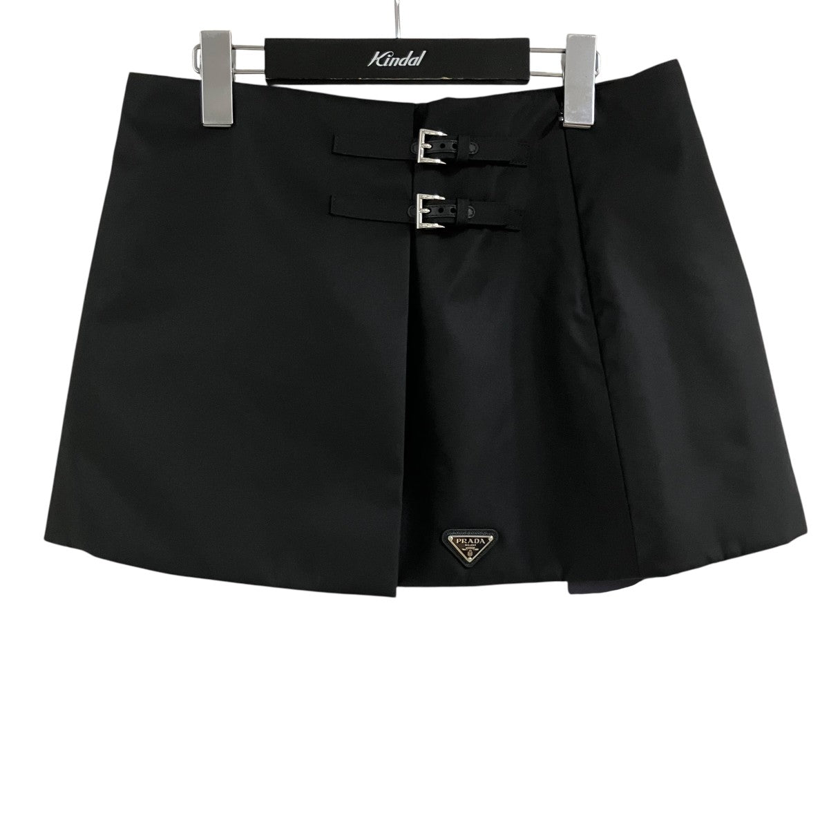 PRADA RE-NYLON トライアングルプレートスカート 古着・中古-1枚目のアイテム画像