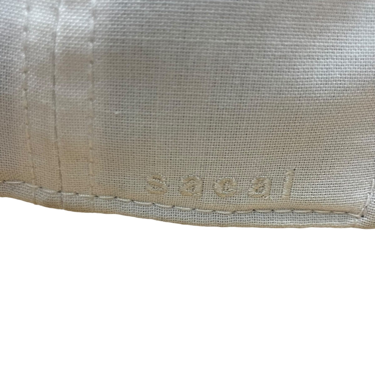 sacai s Cap SuitingSロゴキャップ 古着・中古-8枚目のアイテム画像