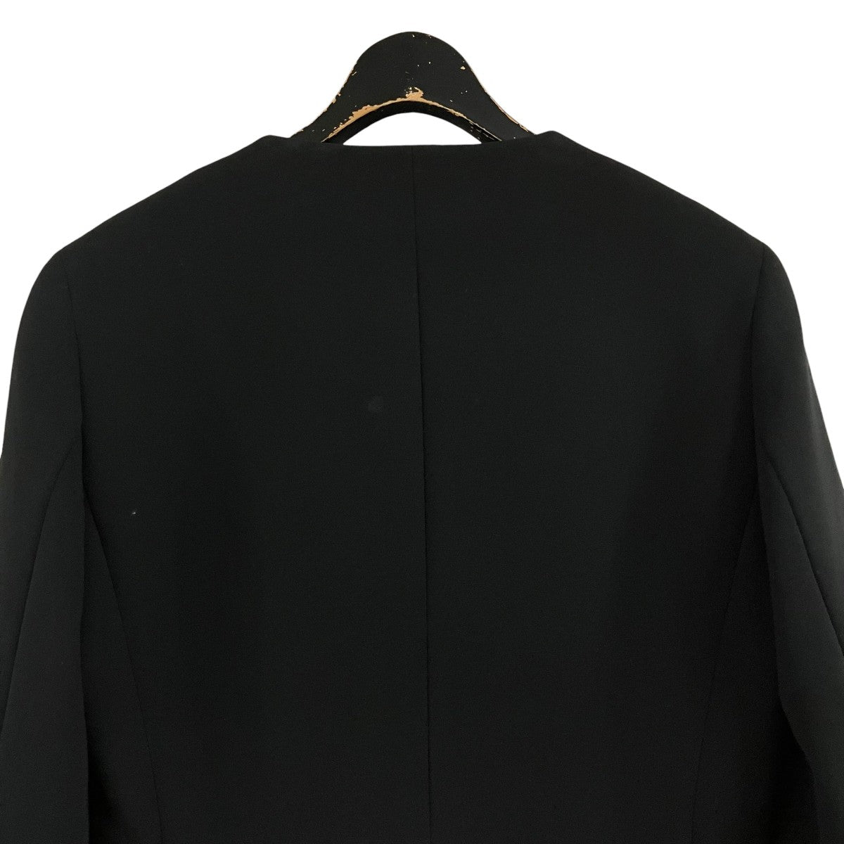 マックスマーラ　ノーカラージャケット　ラムレザー　フリル　2XL相当　ブラック Max Mara/マックスマーラ通販 | [リュドミラ] ピュア カシミヤ