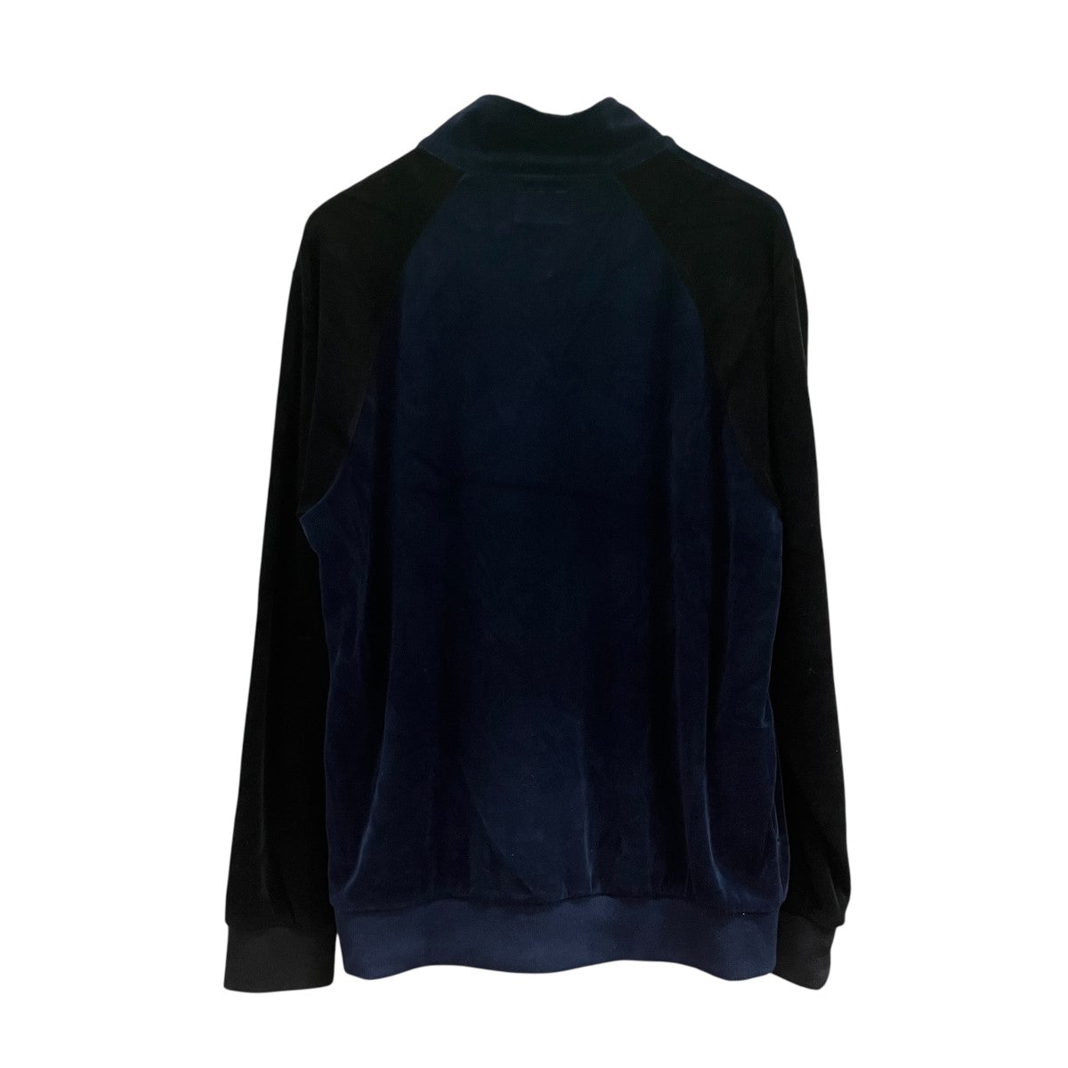STUSSY(ステューシー) ベロアジャケット 115393 ネイビー×ブラック