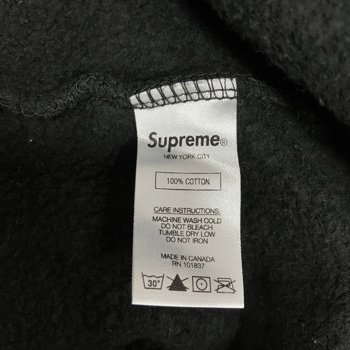 Supreme スモールボックスロゴジップアップパーカー 古着・中古-7枚目のアイテム画像