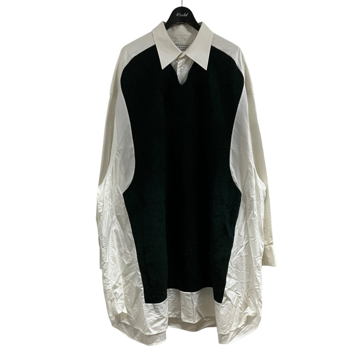 Maison Margiela1 ニットドッキングプルオーバーブラウス 古着・中古-1枚目のアイテム画像