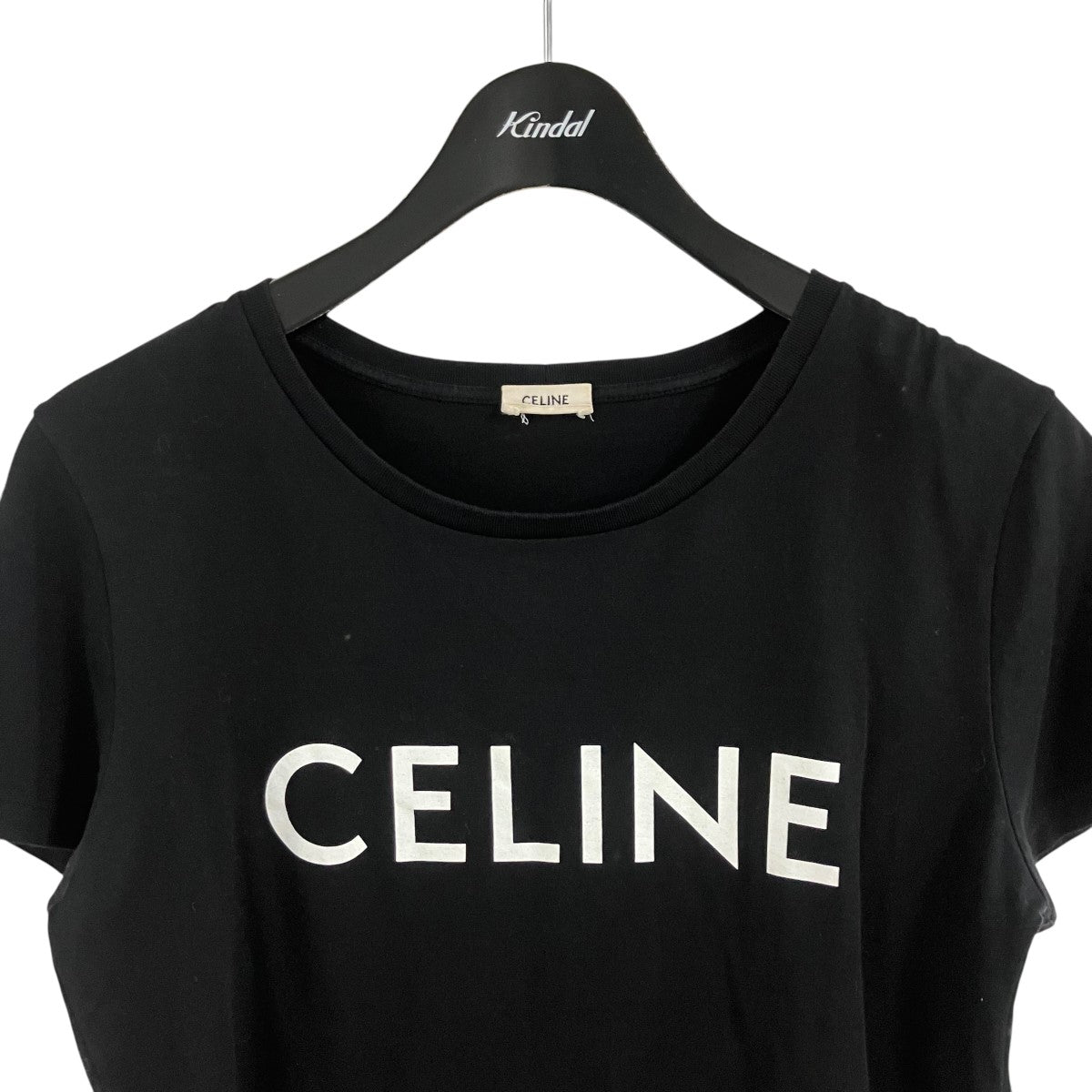 ドンくん 　　　　CELINE ロゴプリント Tシャツ XS 黒/黄色 楽天市場】CELINE セリーヌ Cotton Jersey Loose T-Shirts ルーズT