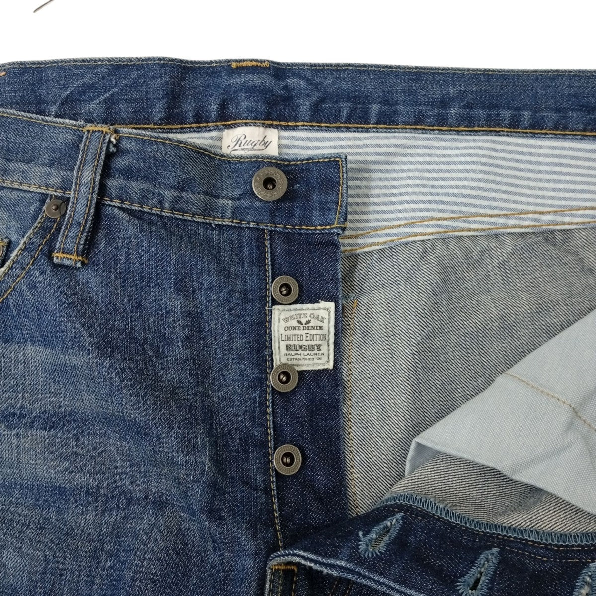 Rugby Ralph Lauren ダメージ加工デニムパンツ 古着・中古-3枚目のアイテム画像