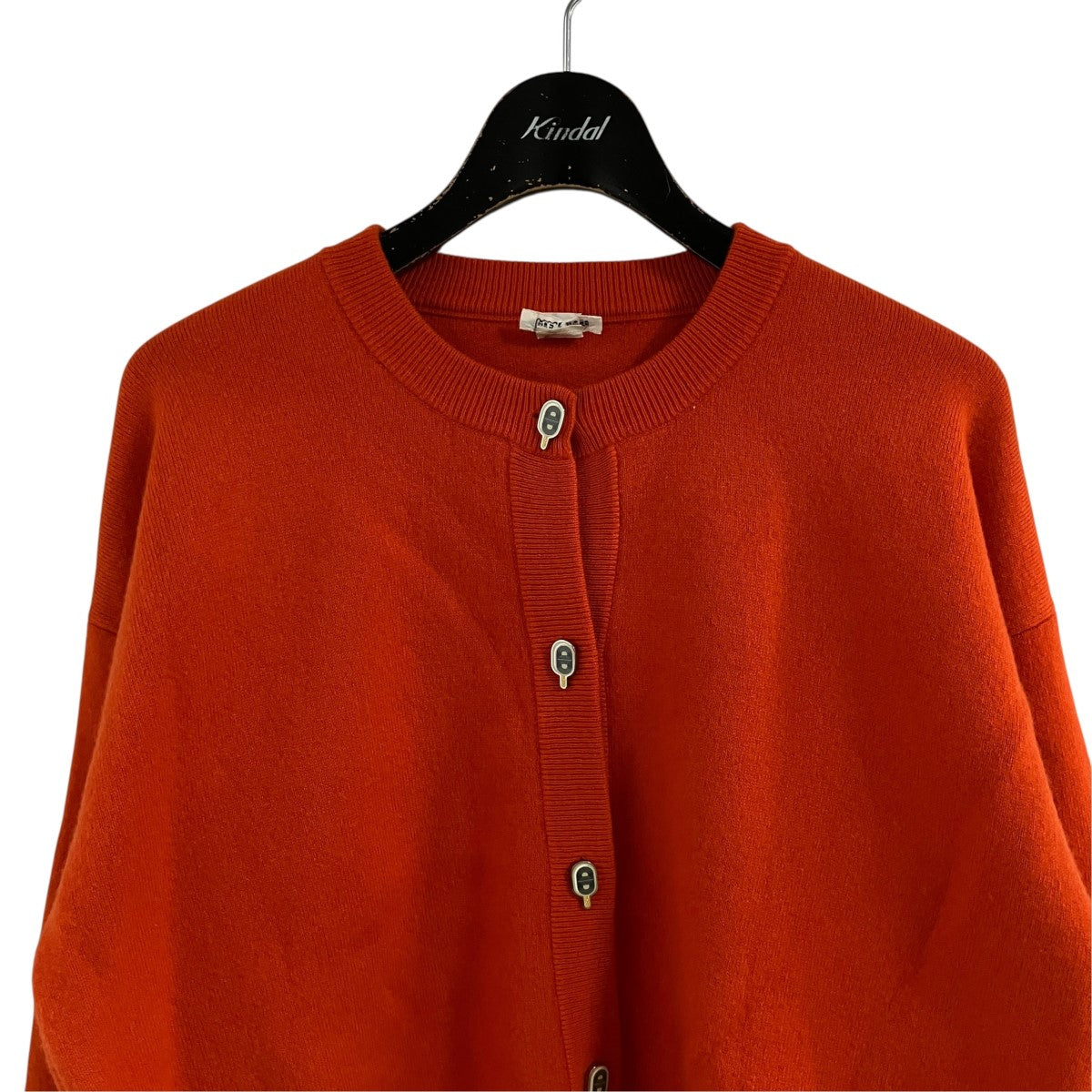 HERMES カシミヤカーディガン 古着・中古-2枚目のアイテム画像