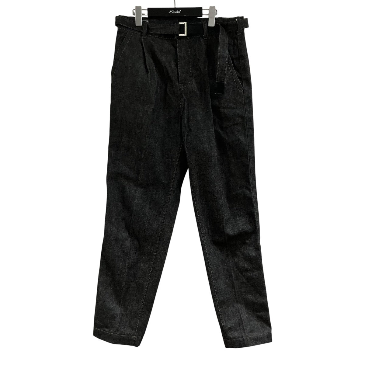 sacai×BEYONDEXX ベルテッドデニムパンツ 古着・中古-1枚目のアイテム画像
