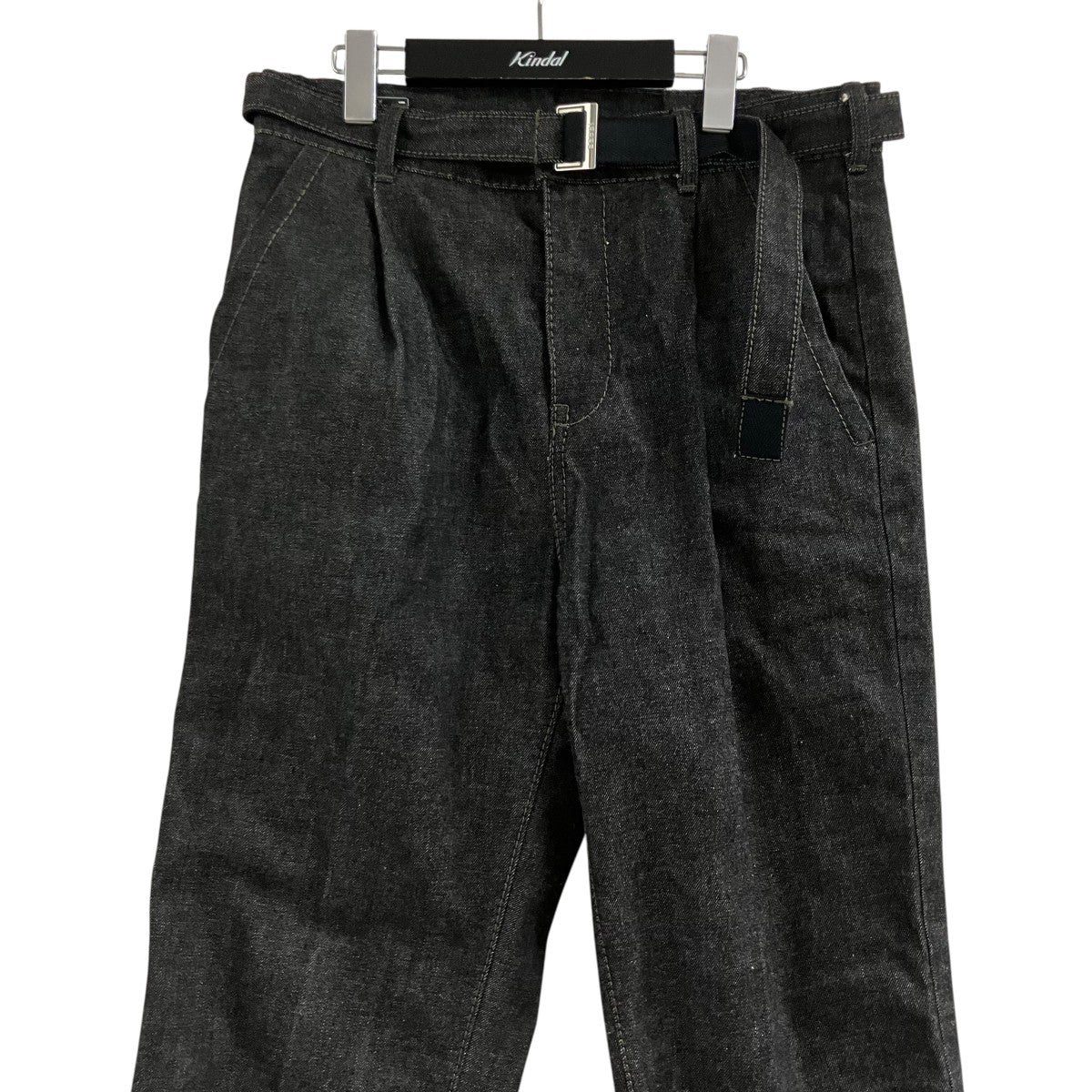 sacai×BEYONDEXX ベルテッドデニムパンツ 古着・中古-2枚目のアイテム画像
