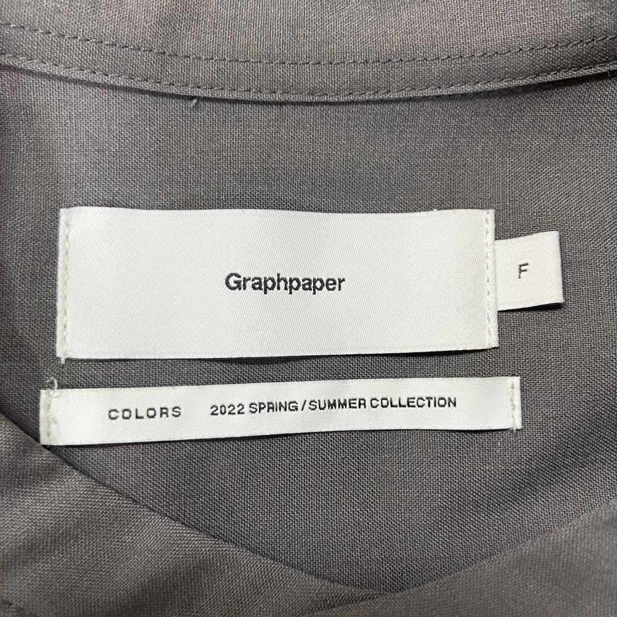 Graphpaper スタンドカラーシャツ 古着・中古-5枚目のアイテム画像