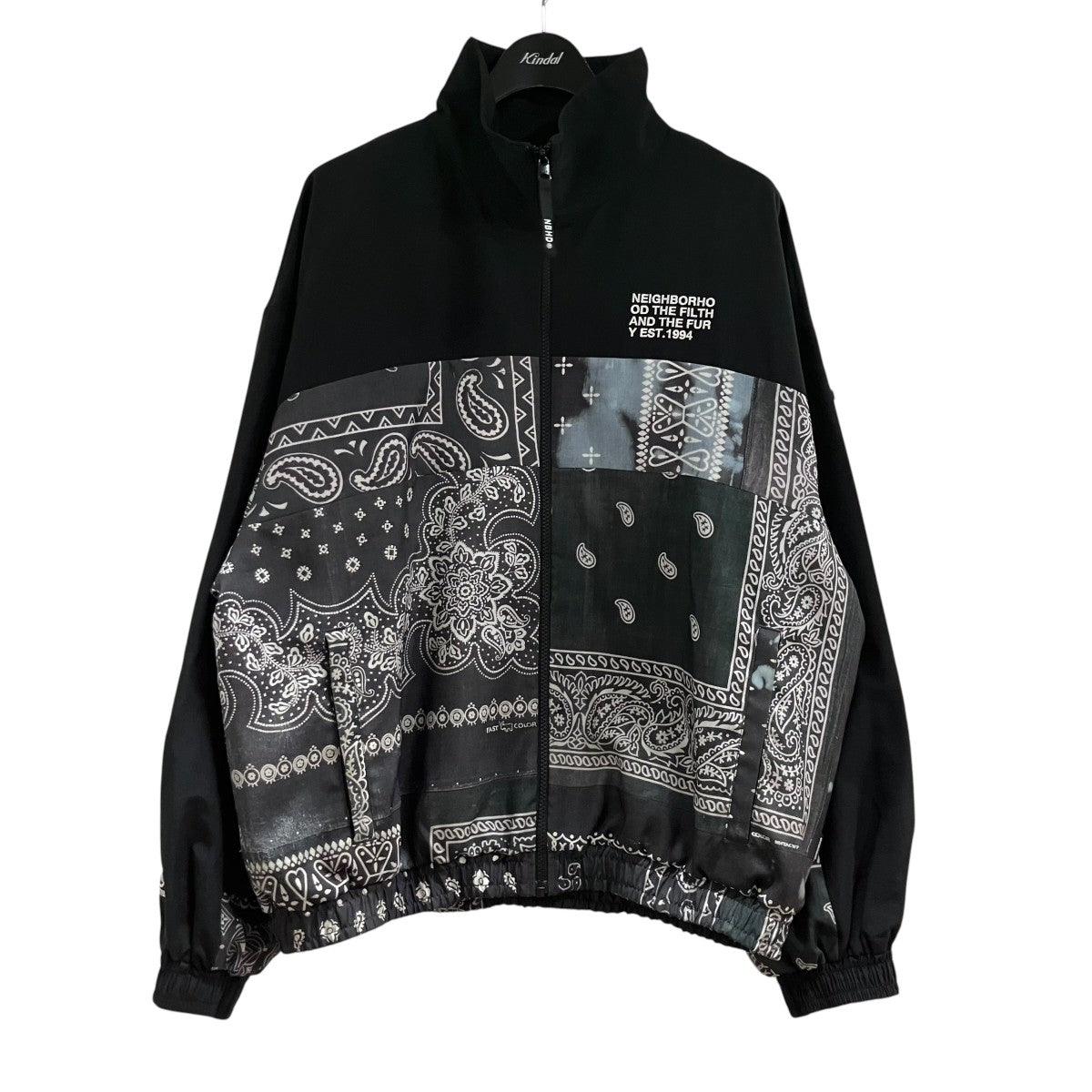 NEIGHBORHOOD バンダナプリントナイロンジャケット 古着・中古-1枚目のアイテム画像