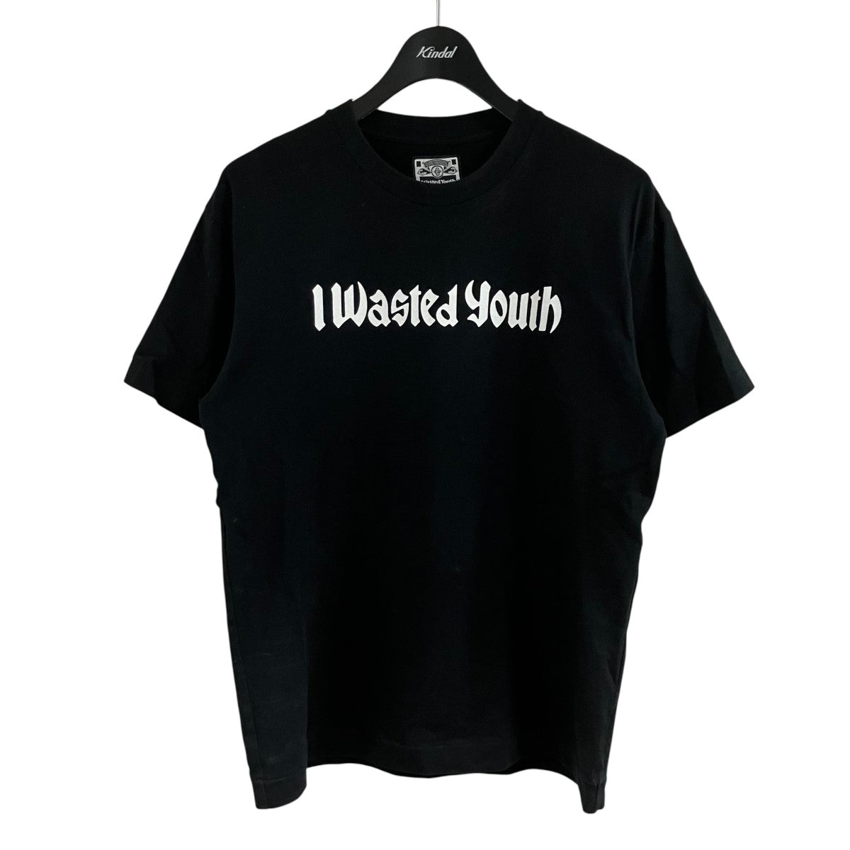wasted youth レーヨンシャツ L ブラック Wasted Youth(ウェイステッドユース) プリントTシャツ ブラック サイズ