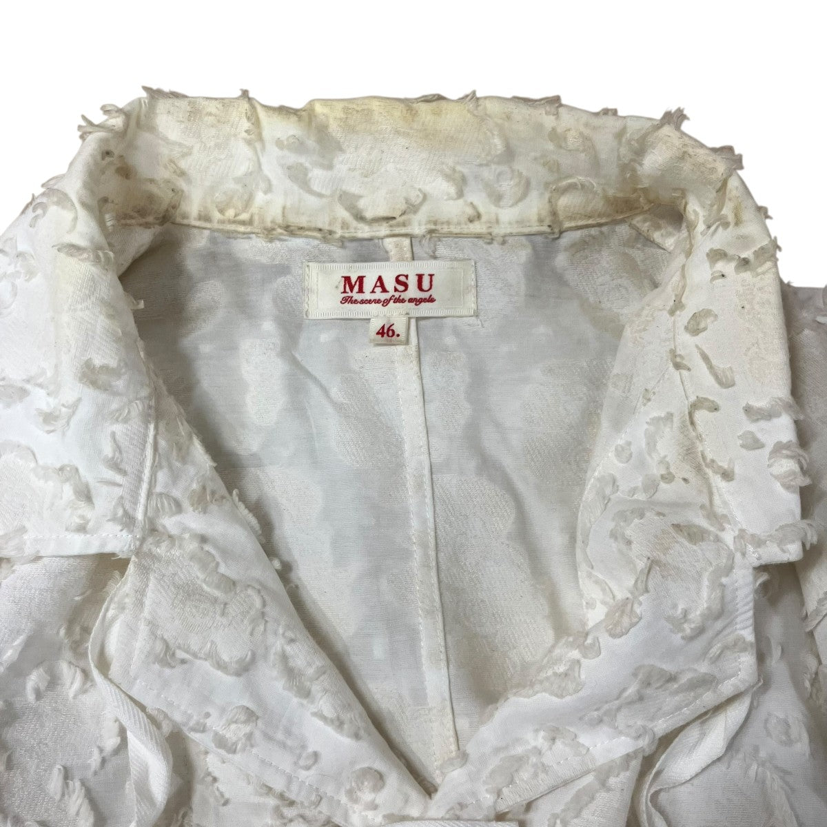 MASU ビックカモリボンシャツ 古着・中古-6枚目のアイテム画像