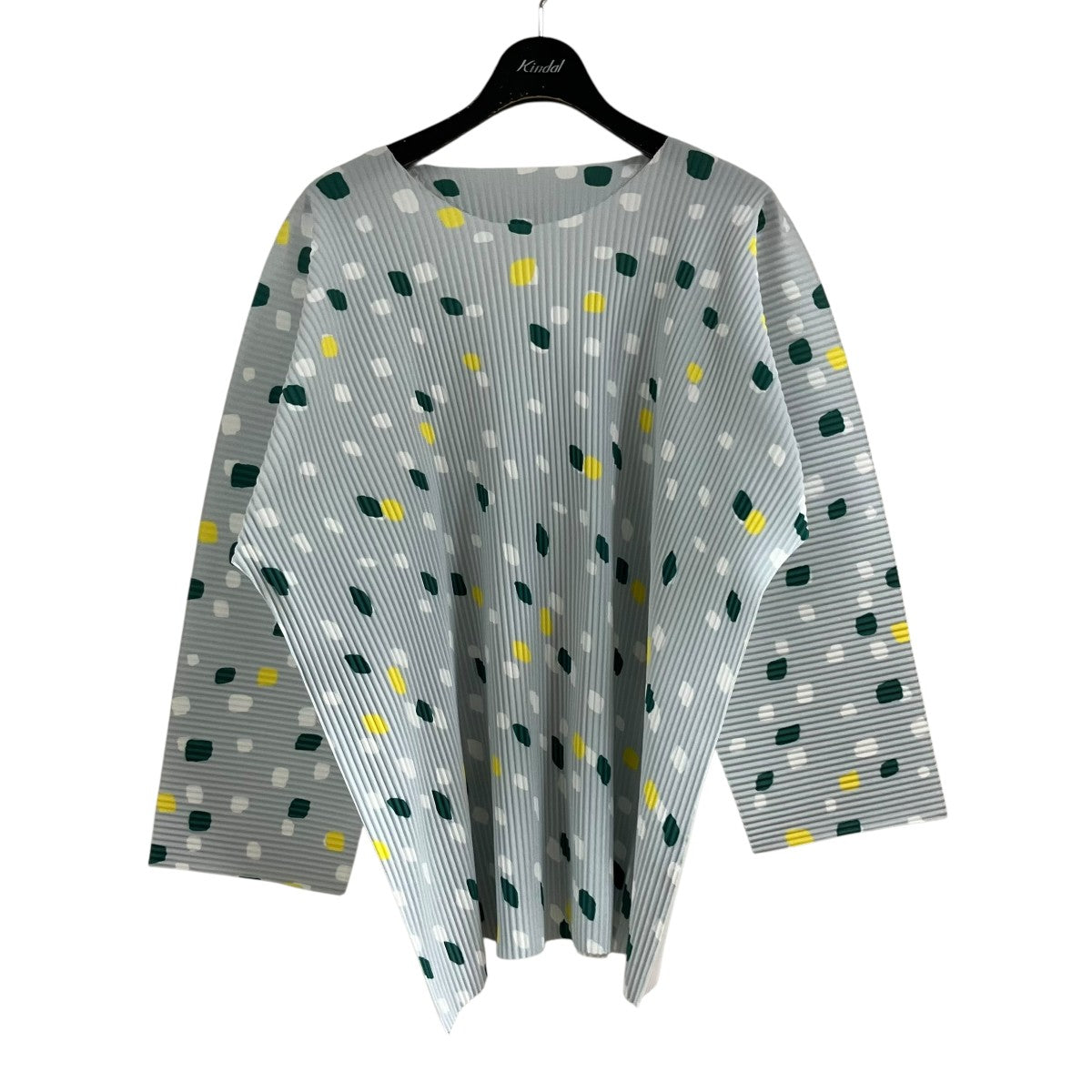 me ISSEY MIYAKE プリントプリーツカットソー 古着・中古-1枚目のアイテム画像