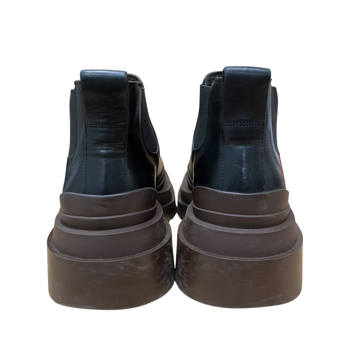 BOTTEGA VENETA(ボッテガヴェネタ) タイヤブーツ ブラック×ブラウン